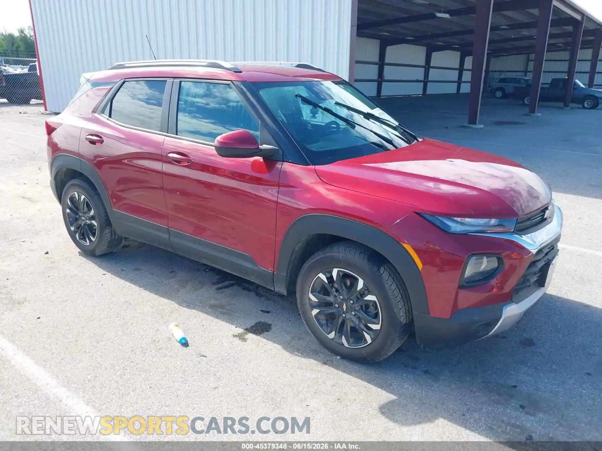 1 Photograph of a damaged car KL79MRSL9MB043072 CHEVROLET TRAILBLAZER 2021