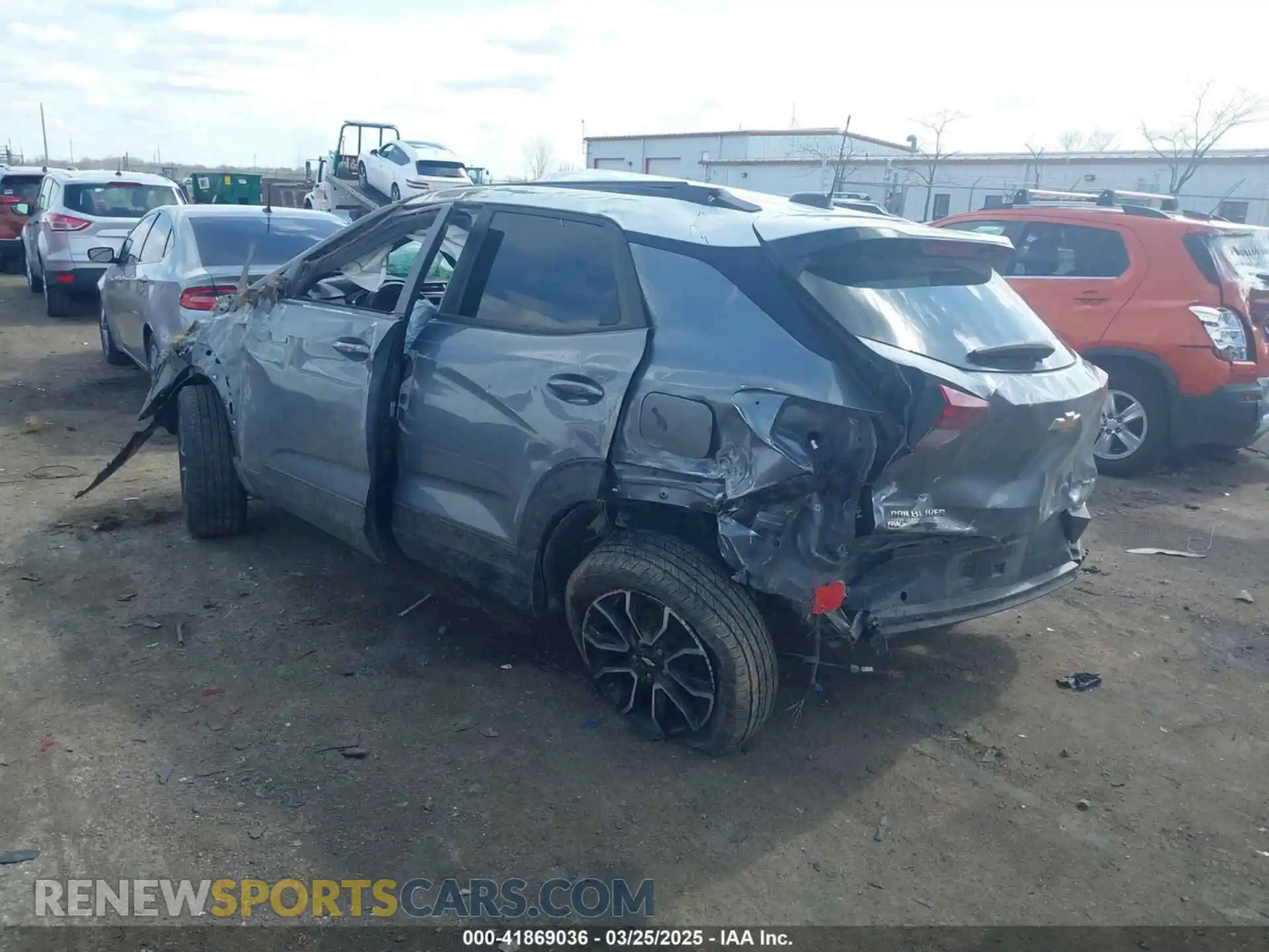 3 Photograph of a damaged car KL79MSSL7MB013513 CHEVROLET TRAILBLAZER 2021