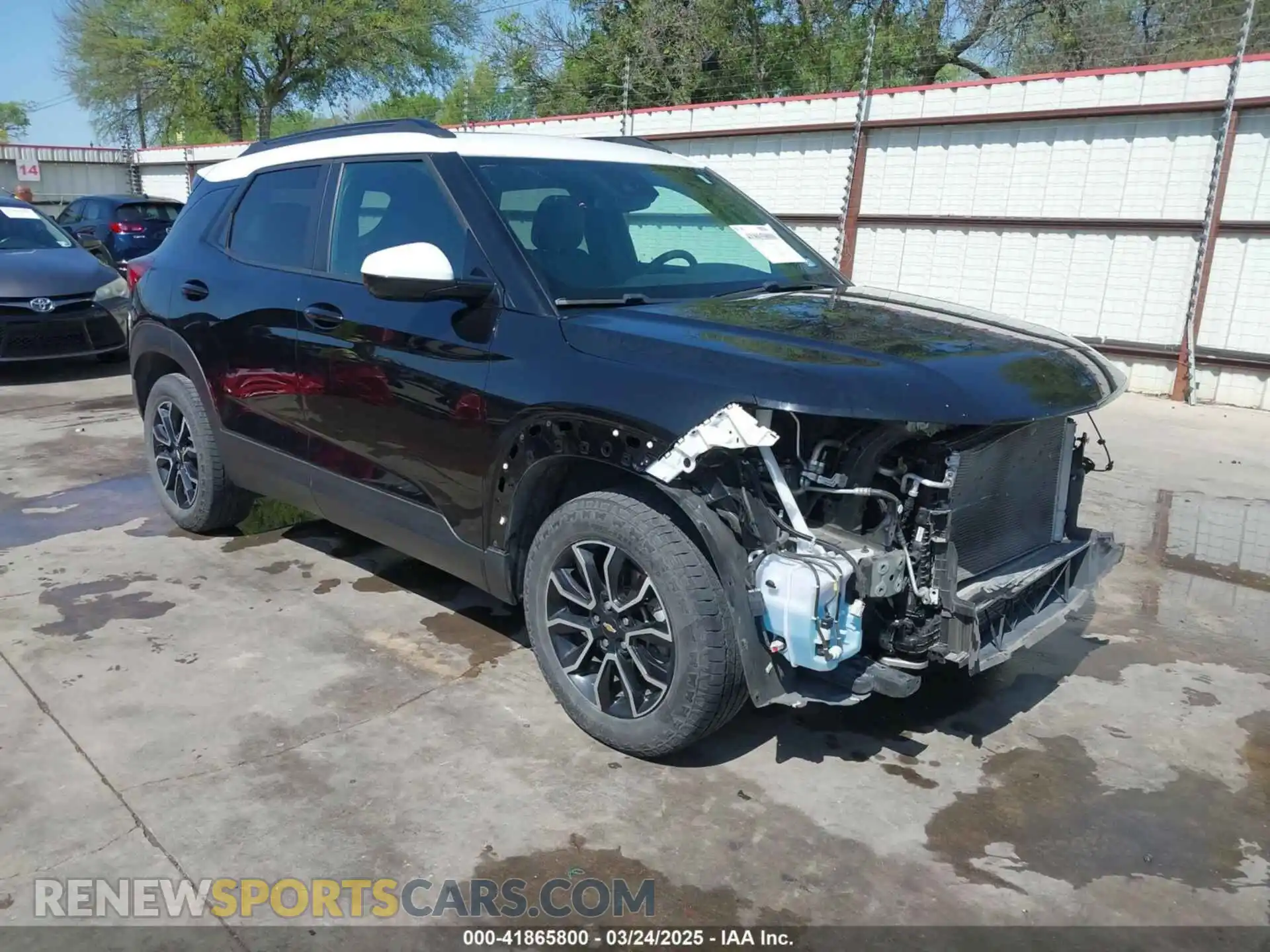 1 fotografías del automóvil dañado KL79MSSL7MB163055 CHEVROLET TRAILBLAZER 2021