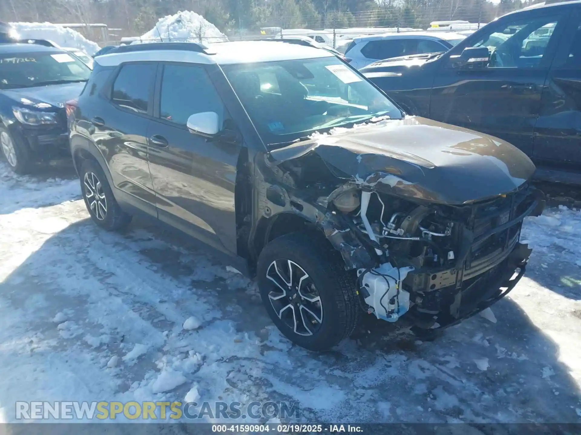 1 Photograph of a damaged car KL79MSSL9MB017076 CHEVROLET TRAILBLAZER 2021