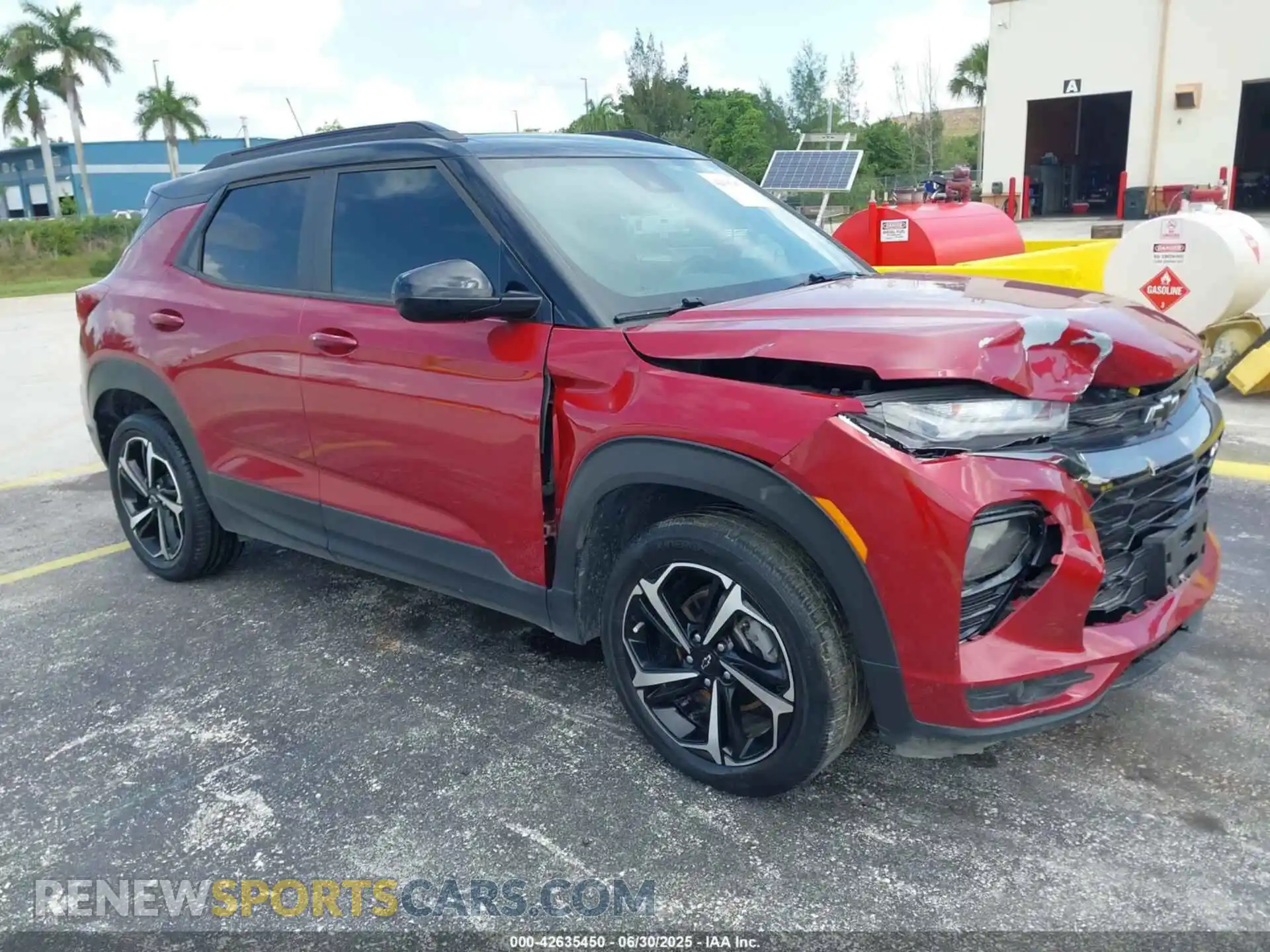 1 fotografías del automóvil dañado KL79MTSL4MB014639 CHEVROLET TRAILBLAZER 2021