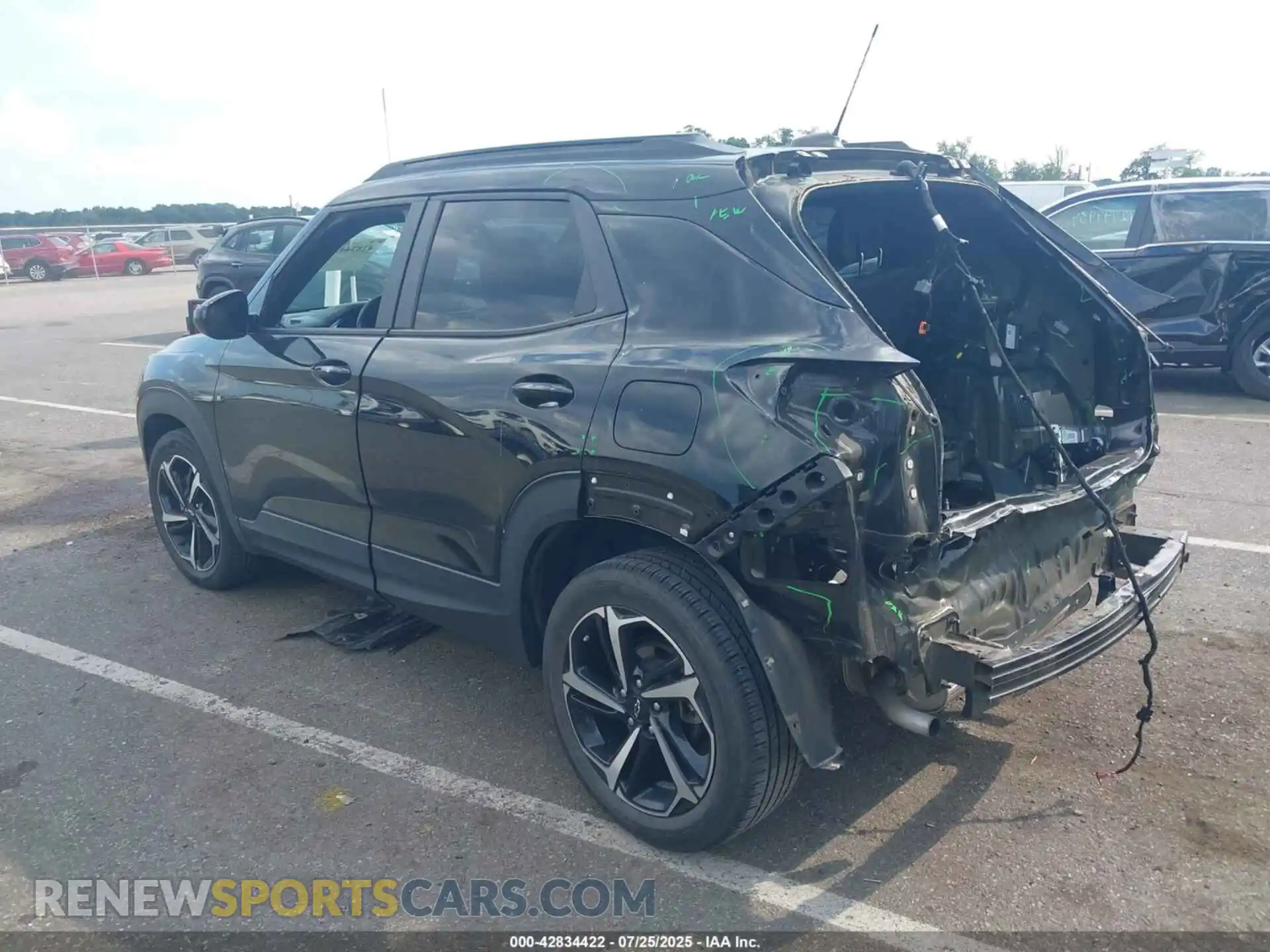 3 Photograph of a damaged car KL79MTSL4MB115101 CHEVROLET TRAILBLAZER 2021