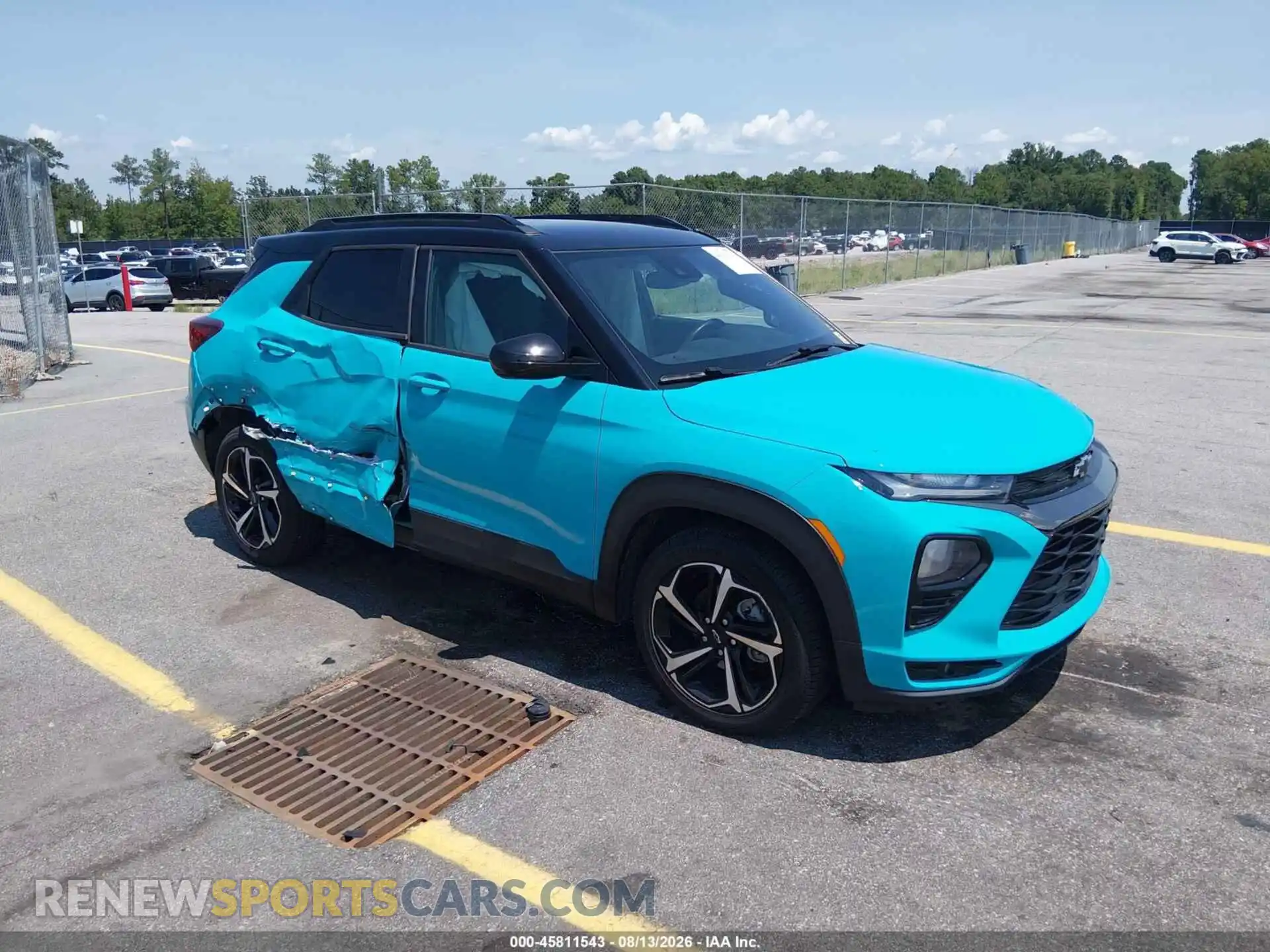 1 Photograph of a damaged car KL79MTSL5MB036035 CHEVROLET TRAILBLAZER 2021