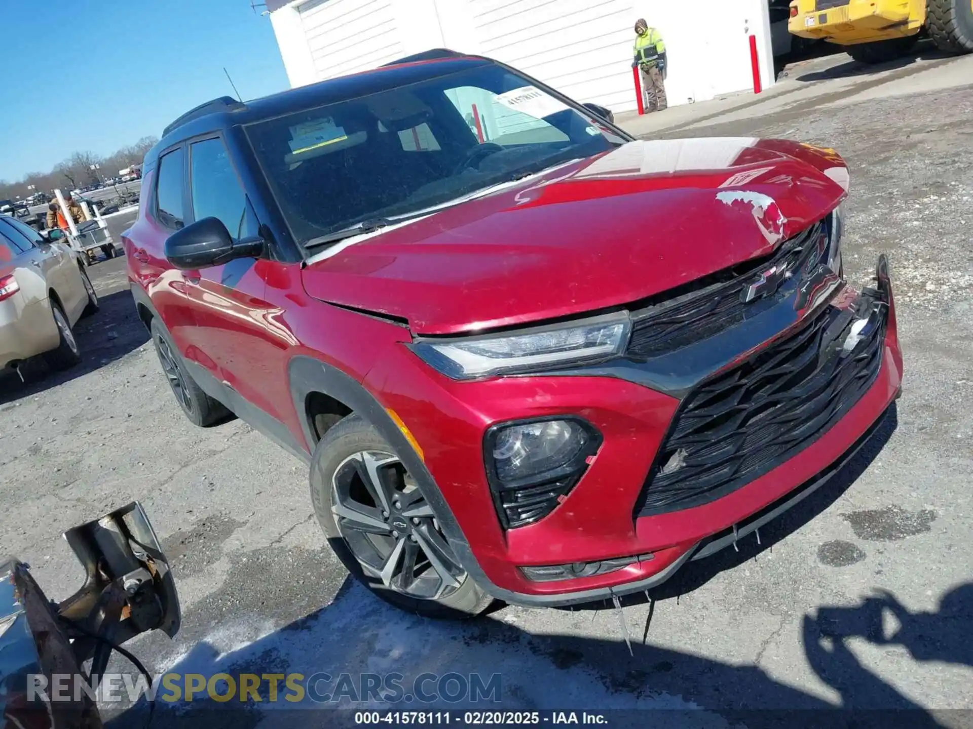 1 Photograph of a damaged car KL79MTSL5MB042028 CHEVROLET TRAILBLAZER 2021