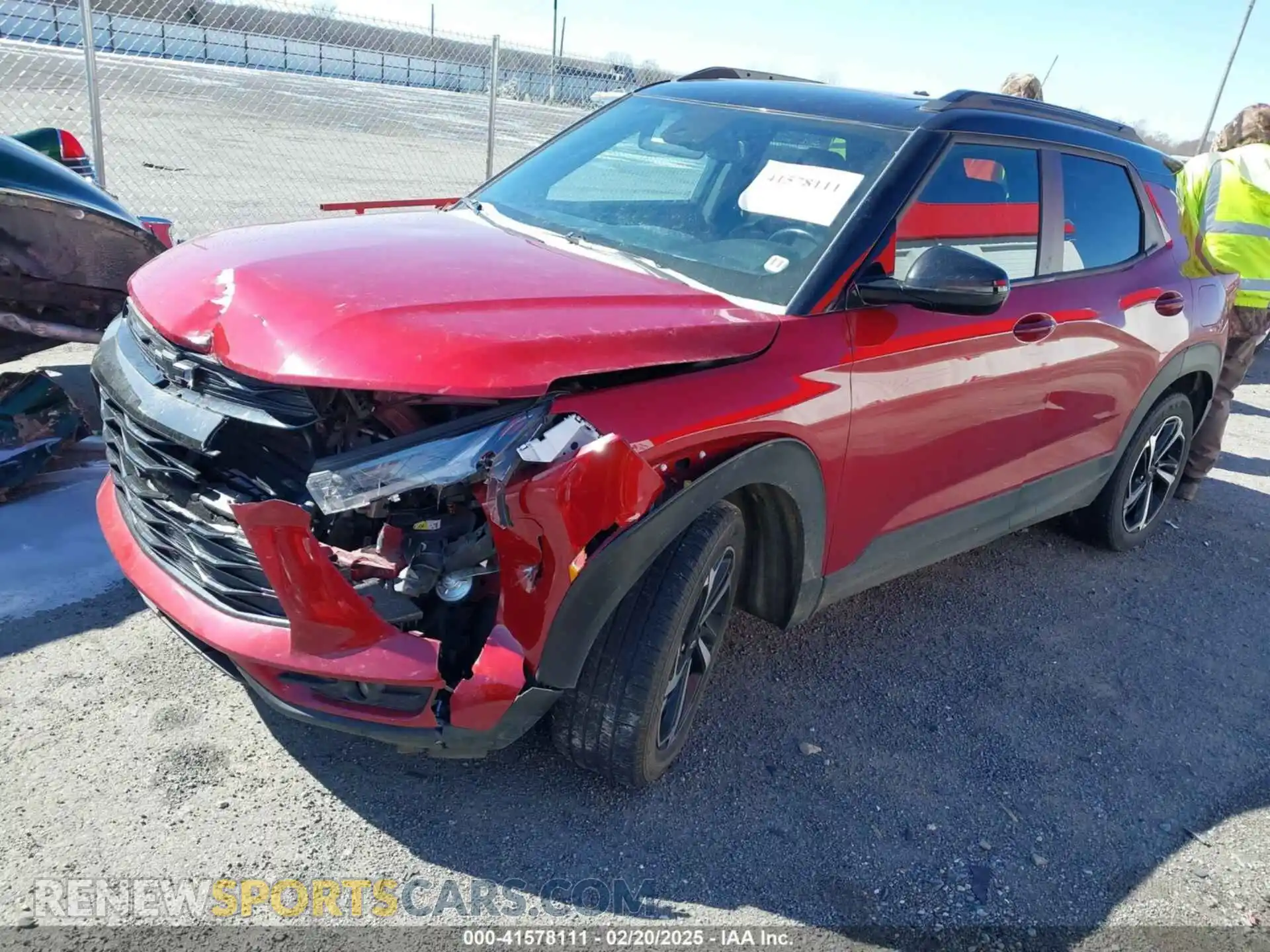 2 Photograph of a damaged car KL79MTSL5MB042028 CHEVROLET TRAILBLAZER 2021