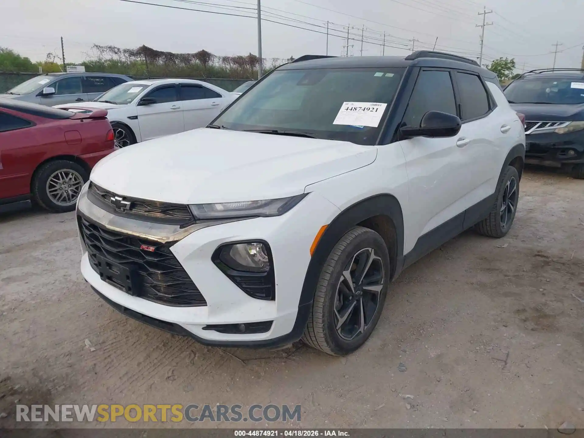 2 Photograph of a damaged car KL79MTSL6MB087821 CHEVROLET TRAILBLAZER 2021