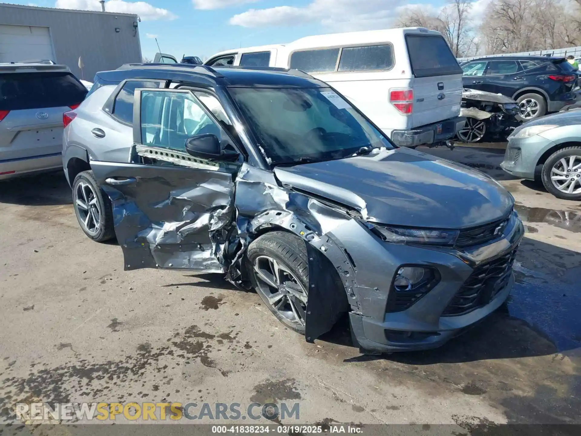 1 Photograph of a damaged car KL79MTSL8MB097878 CHEVROLET TRAILBLAZER 2021