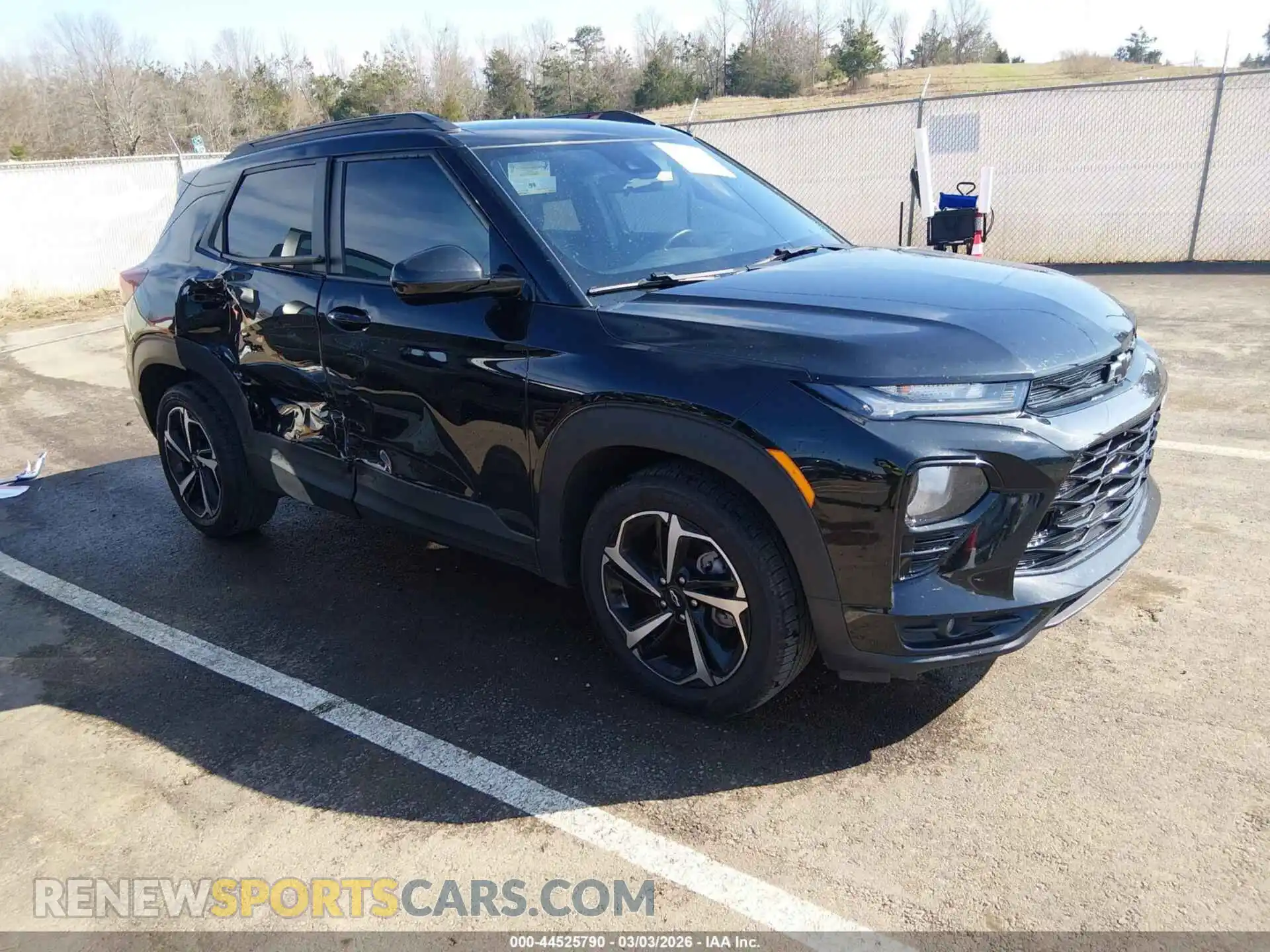 1 Photograph of a damaged car KL79MTSL8MB123329 CHEVROLET TRAILBLAZER 2021