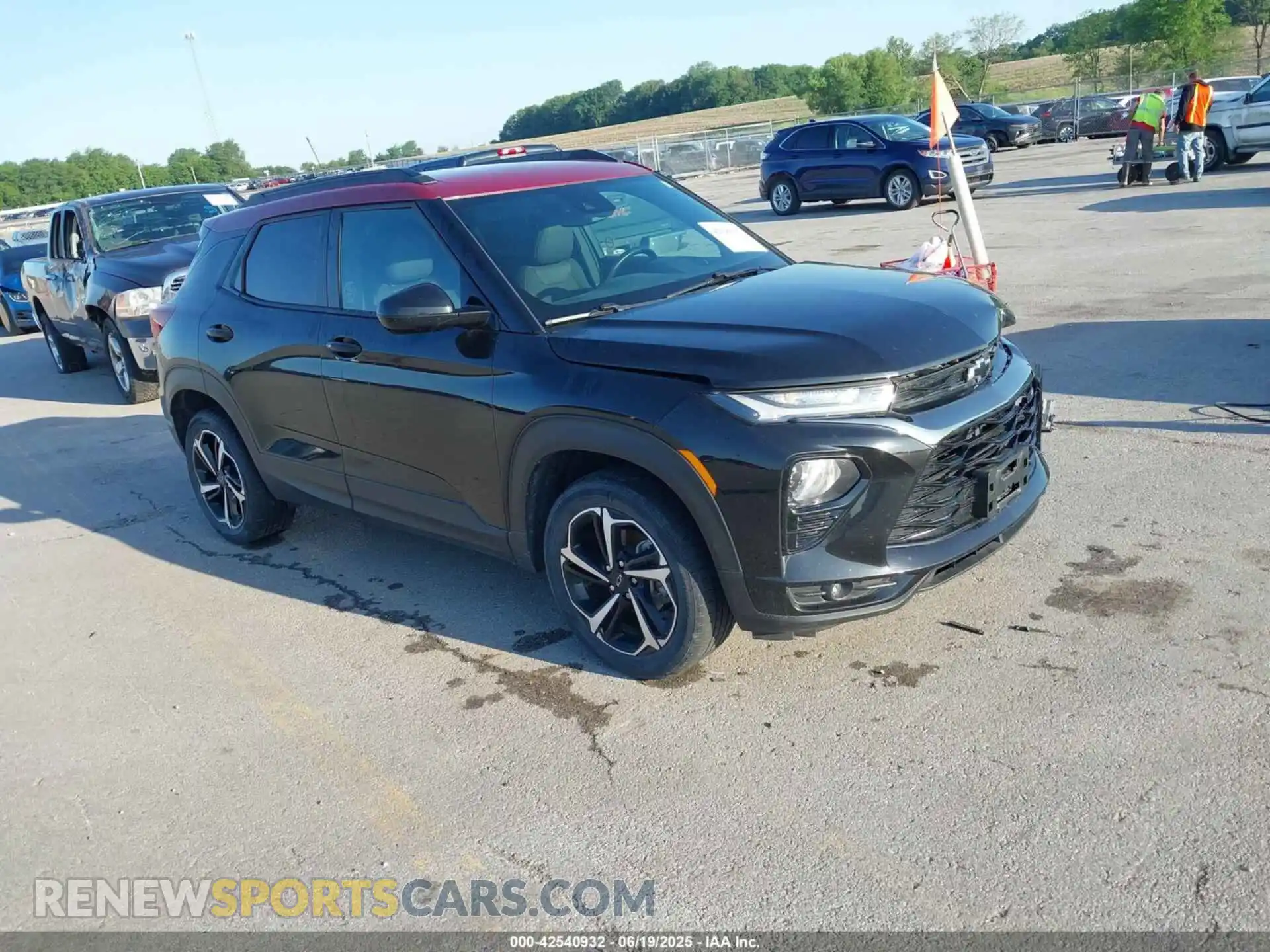 1 Photograph of a damaged car KL79MUSL2MB009431 CHEVROLET TRAILBLAZER 2021