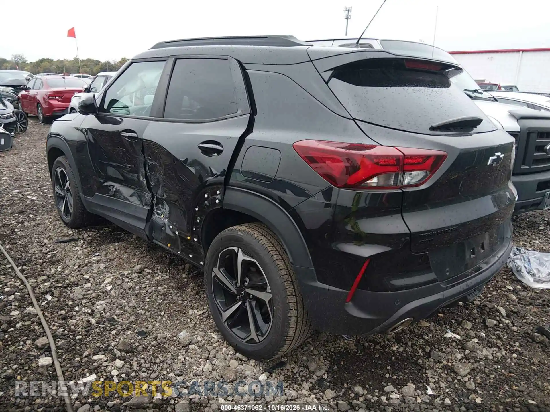 3 fotografías del automóvil dañado KL79MUSL4MB059831 CHEVROLET TRAILBLAZER 2021
