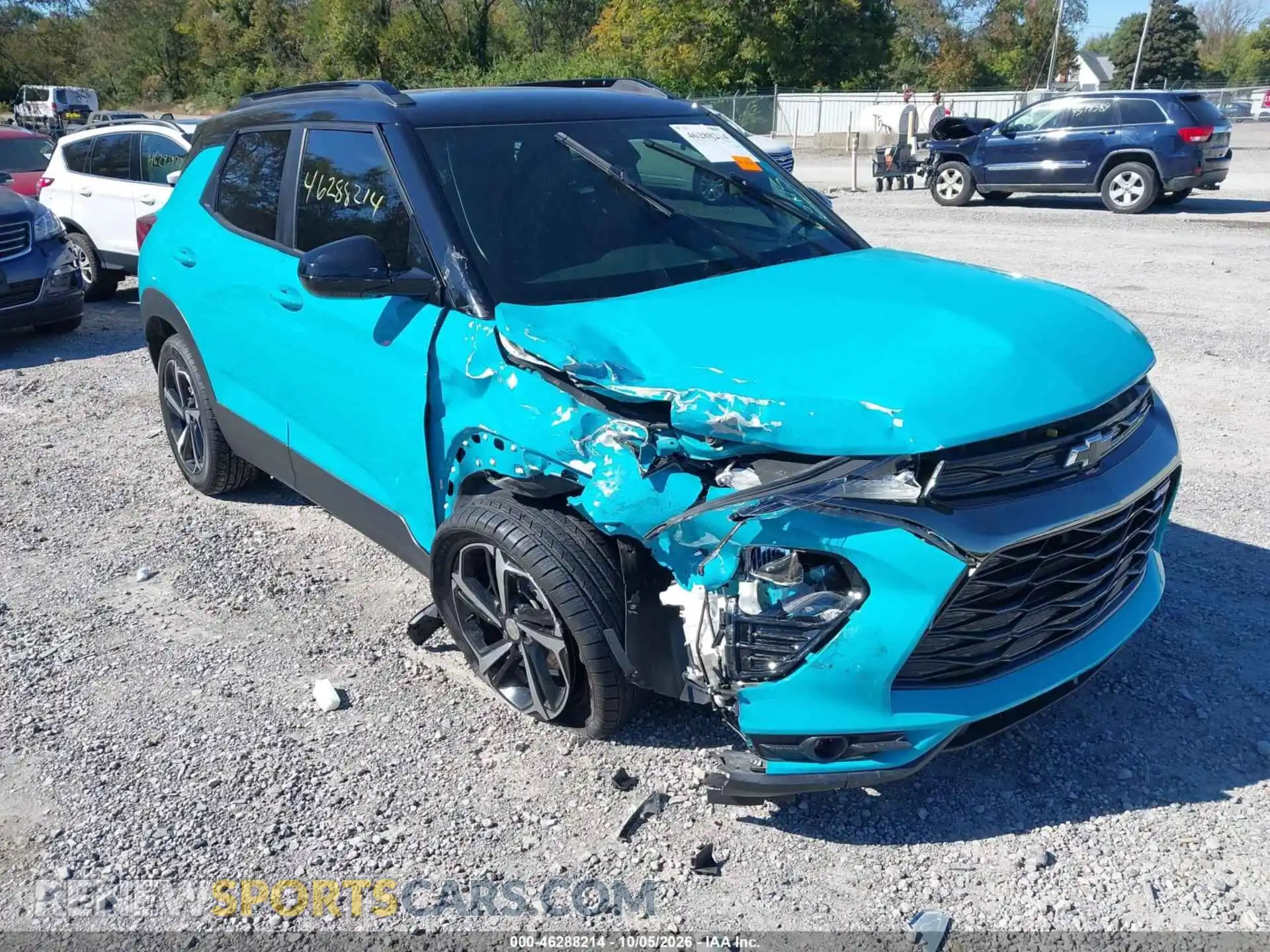 1 Photograph of a damaged car KL79MUSL4MB162375 CHEVROLET TRAILBLAZER 2021