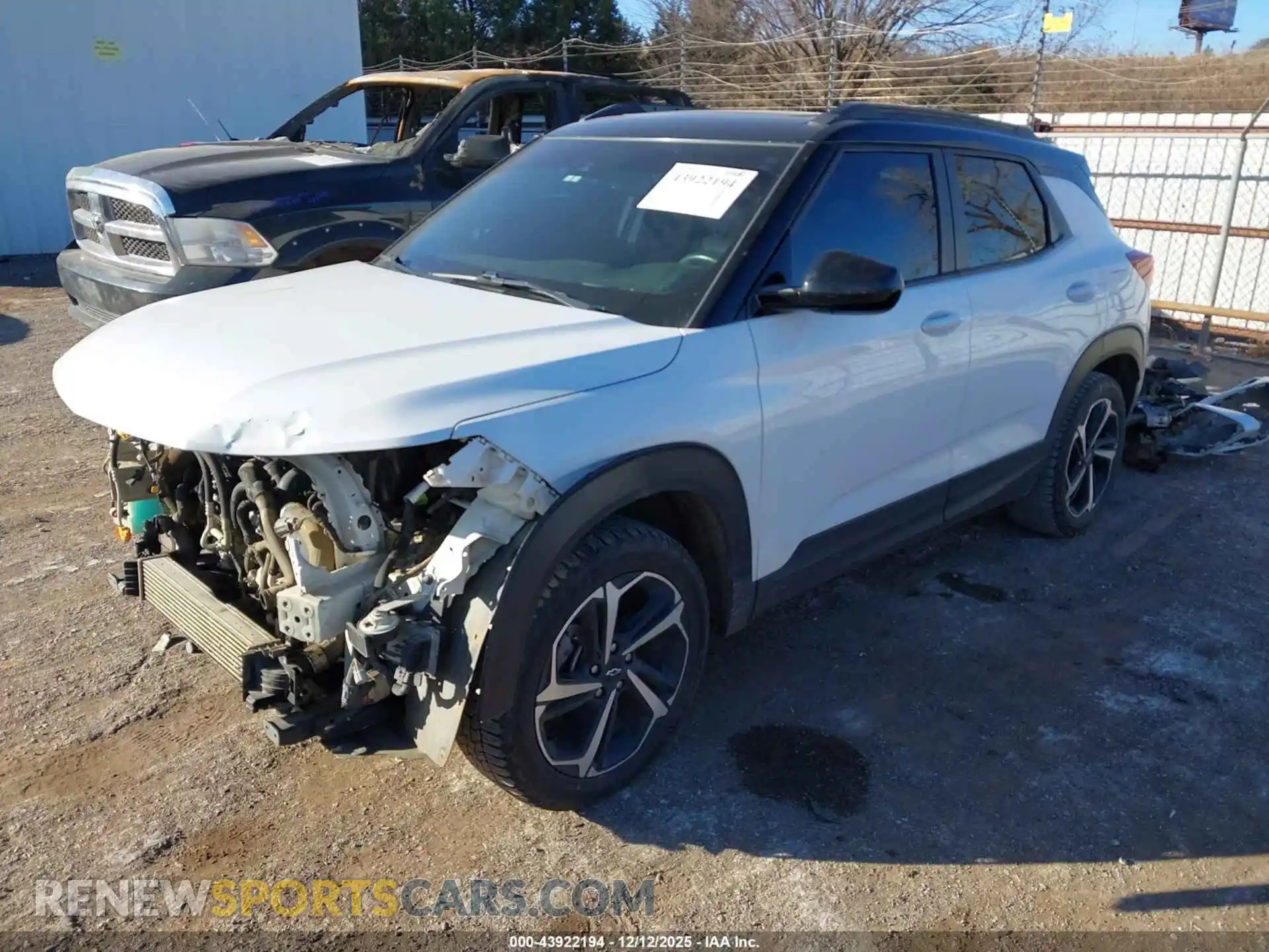 2 Photograph of a damaged car KL79MUSL8MB129699 CHEVROLET TRAILBLAZER 2021