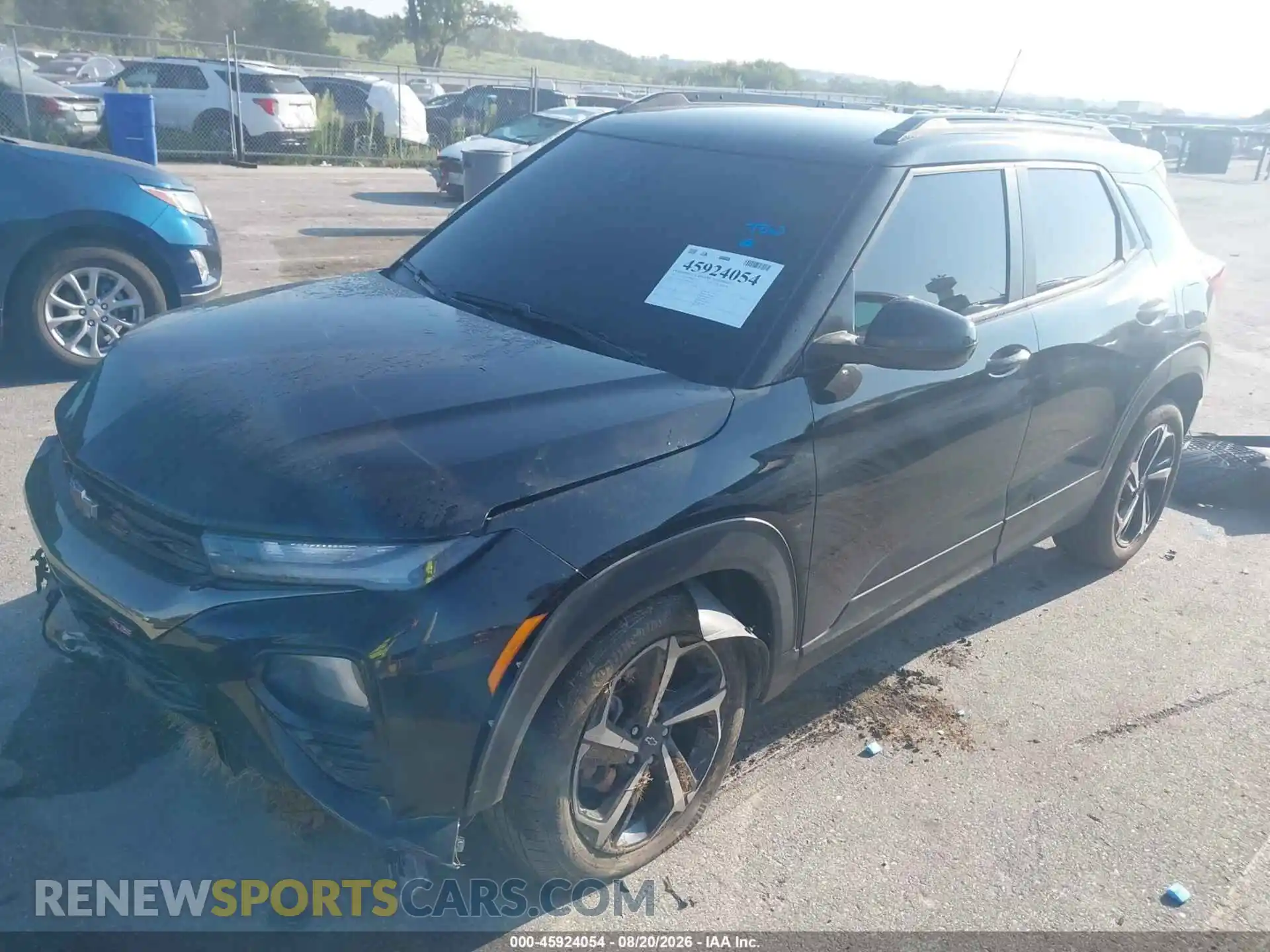 2 Photograph of a damaged car KL79MUSL9MB080724 CHEVROLET TRAILBLAZER 2021