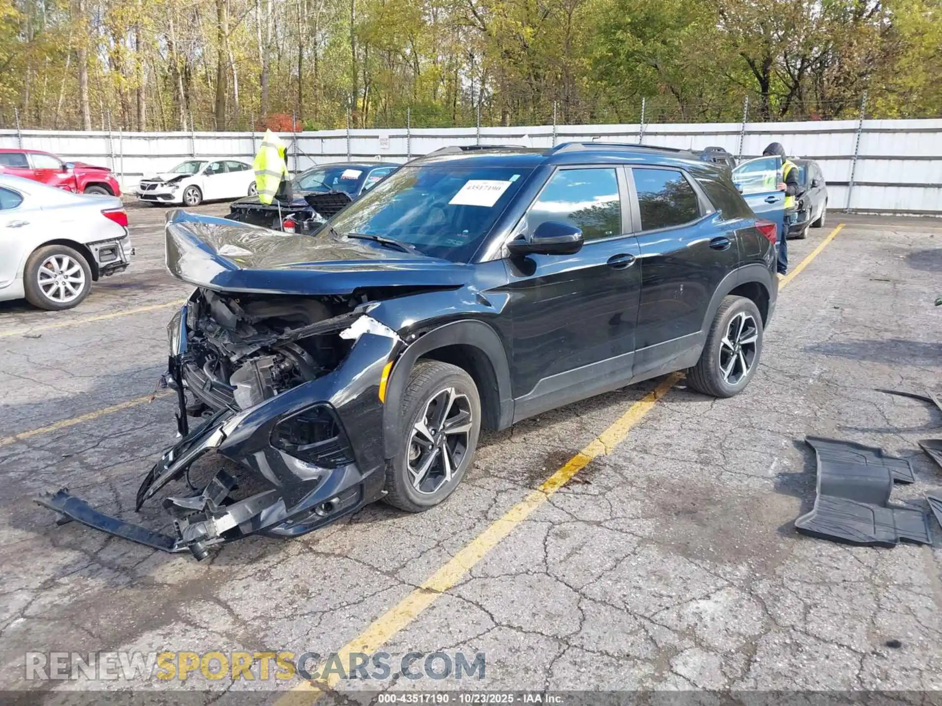 2 Photograph of a damaged car KL79MUSLXMB147704 CHEVROLET TRAILBLAZER 2021