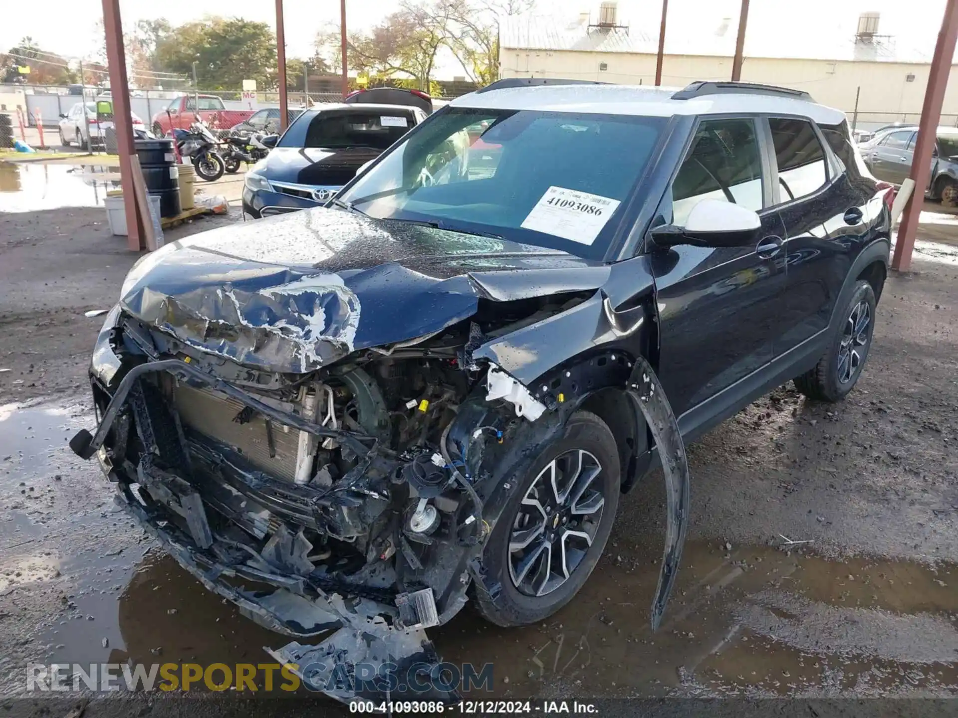 2 Photograph of a damaged car KL79MVSL0MB149077 CHEVROLET TRAILBLAZER 2021