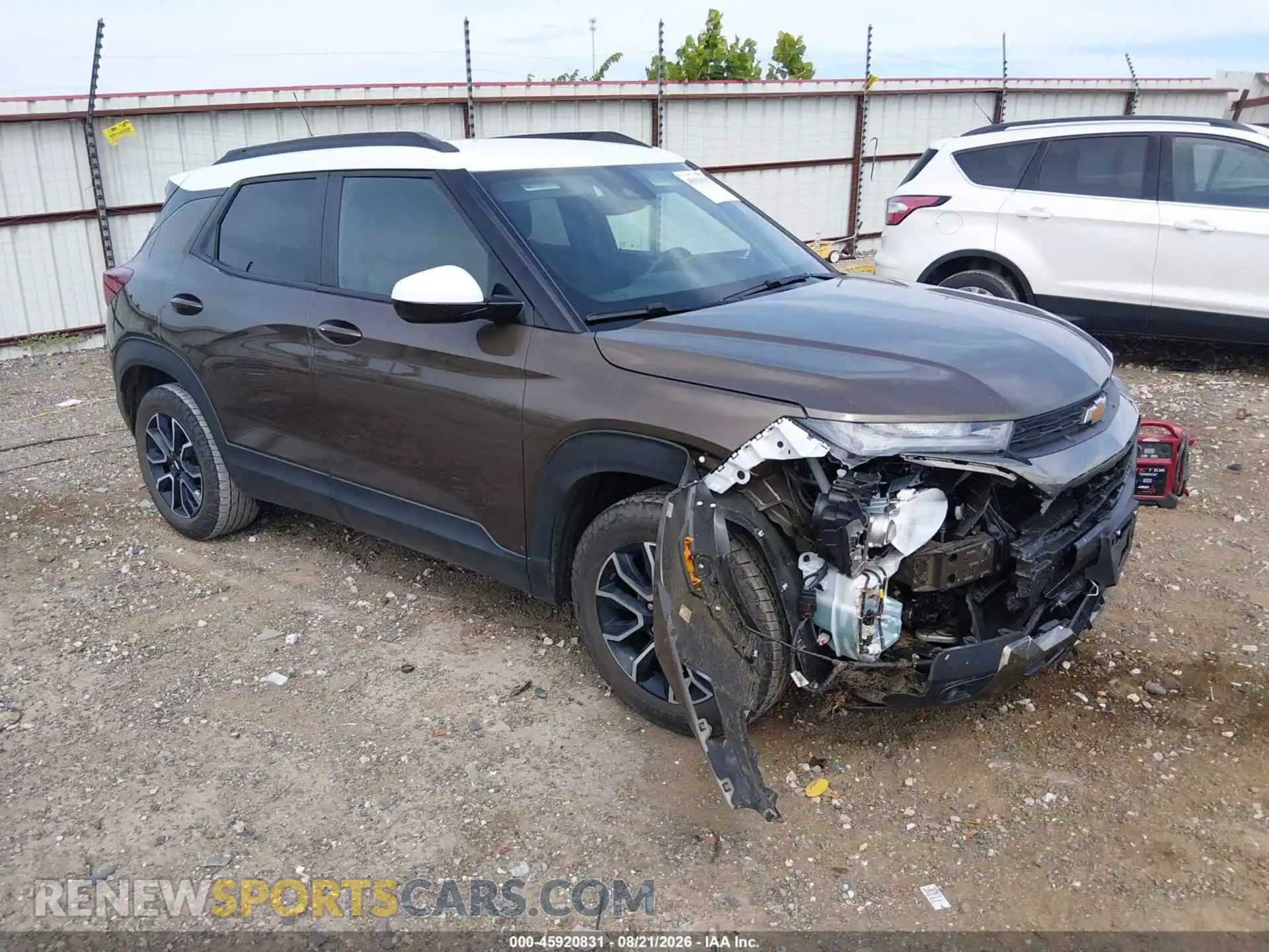 1 Photograph of a damaged car KL79MVSL4MB168389 CHEVROLET TRAILBLAZER 2021
