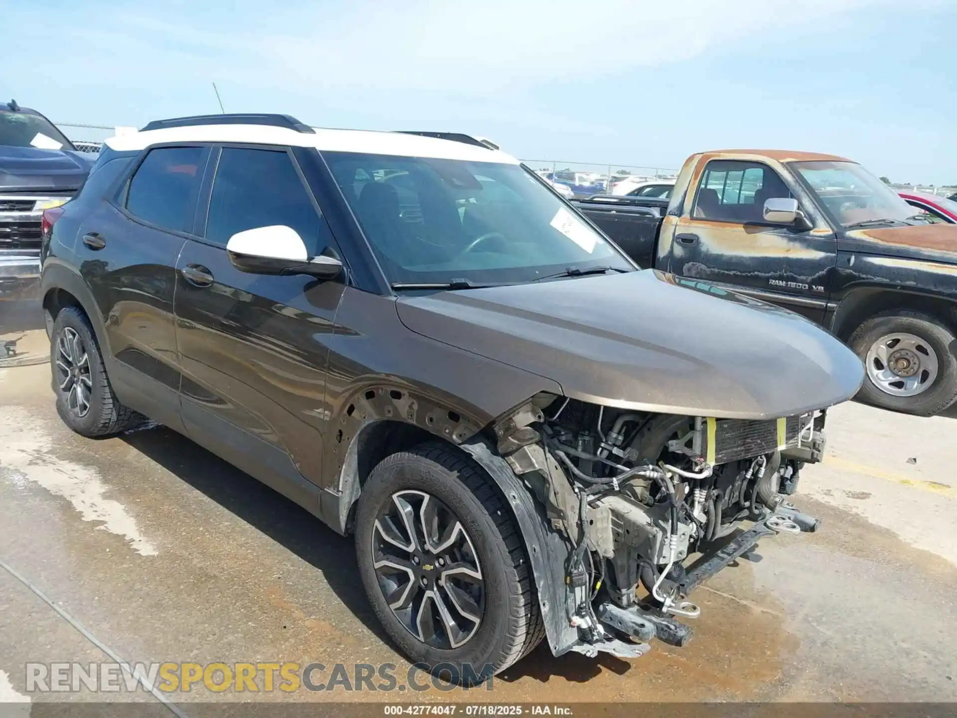 1 Photograph of a damaged car KL79MVSL5MB080760 CHEVROLET TRAILBLAZER 2021