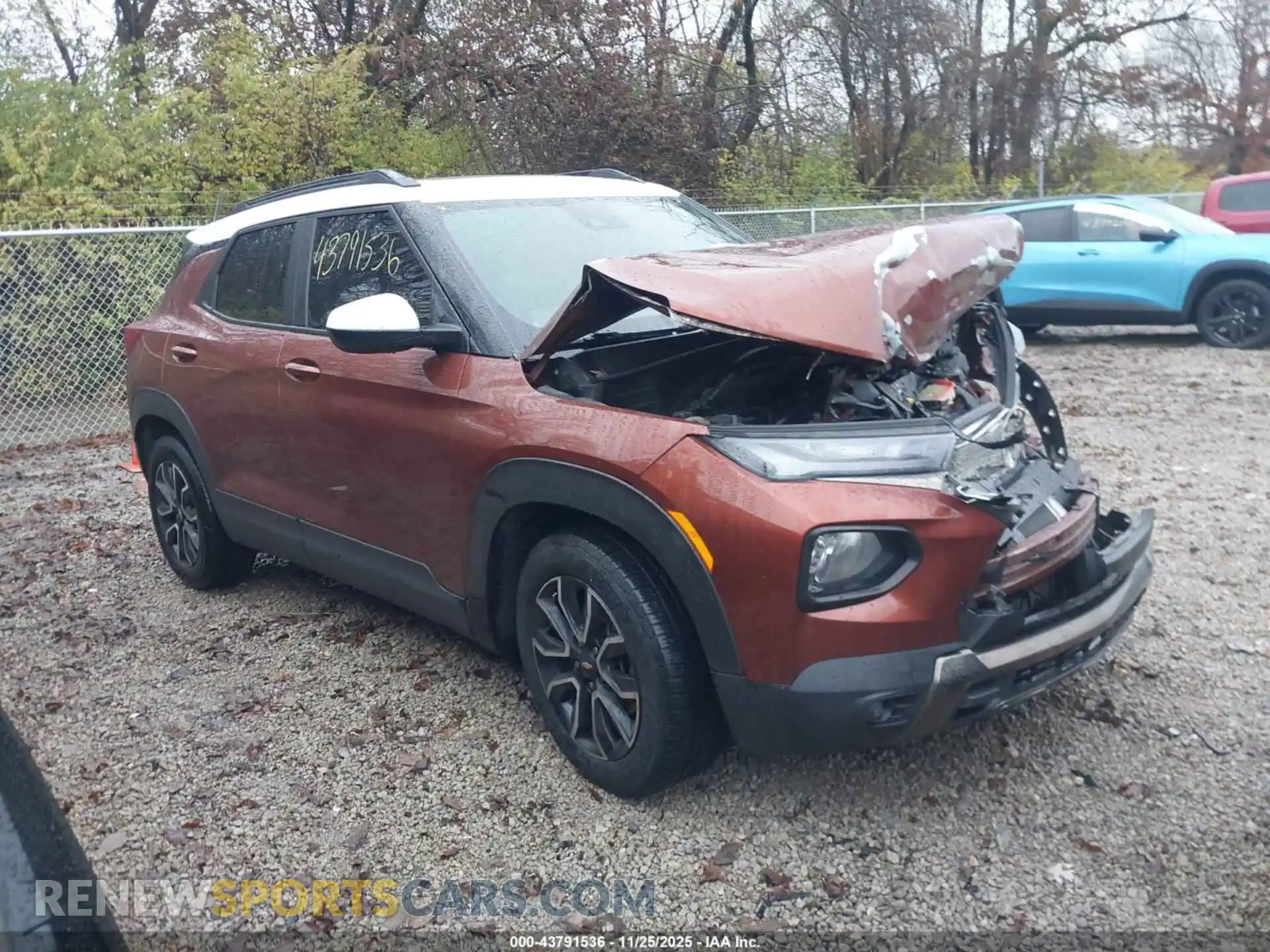 1 Photograph of a damaged car KL79MVSL8MB146945 CHEVROLET TRAILBLAZER 2021
