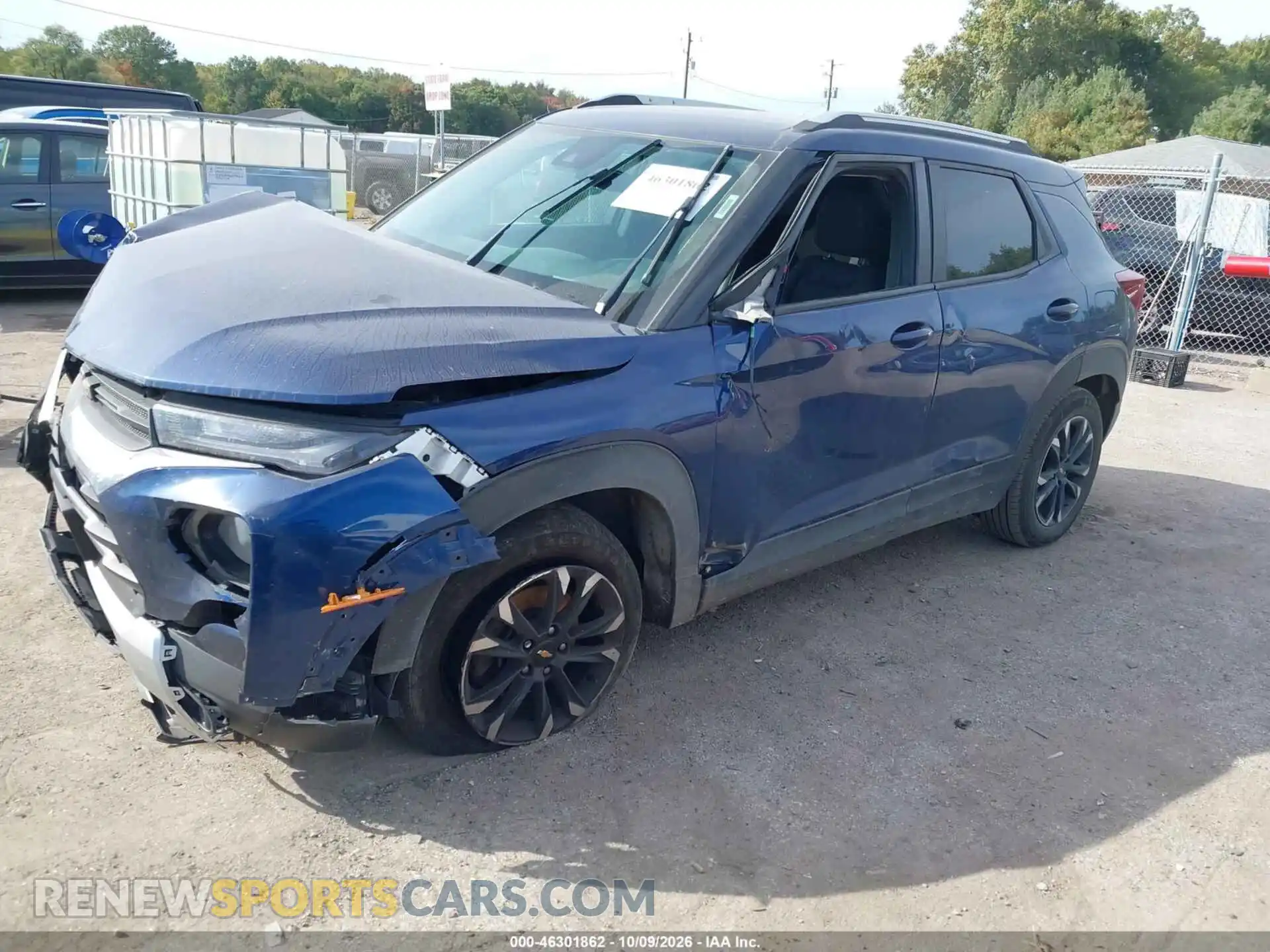 2 Фотография поврежденного автомобиля KL79MPS20NB012824 CHEVROLET TRAILBLAZER 2022