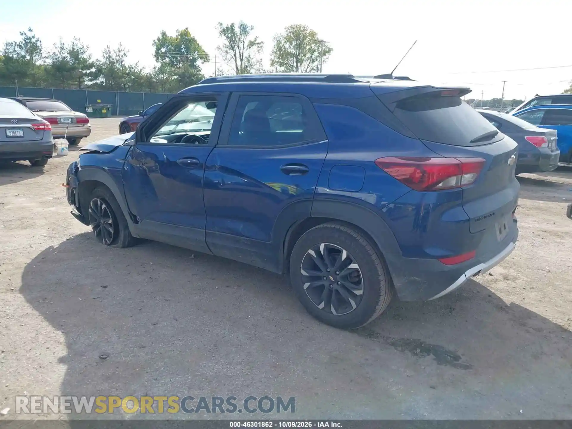 3 Фотография поврежденного автомобиля KL79MPS20NB012824 CHEVROLET TRAILBLAZER 2022