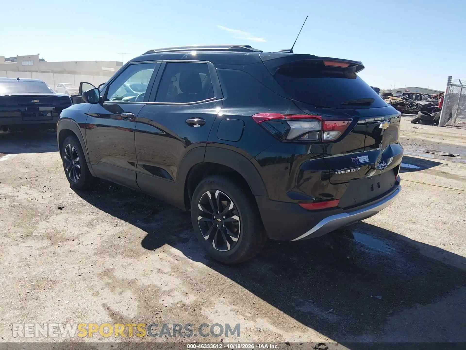 3 Photograph of a damaged car KL79MPS29NB125686 CHEVROLET TRAILBLAZER 2022