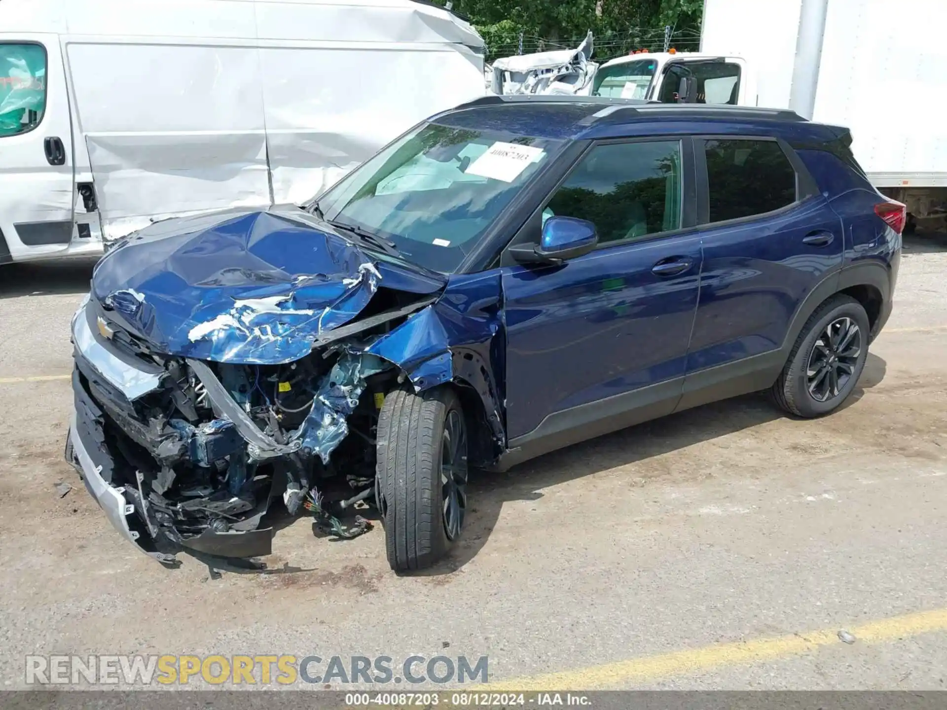 2 Photograph of a damaged car KL79MPSL7NB061107 CHEVROLET TRAILBLAZER 2022
