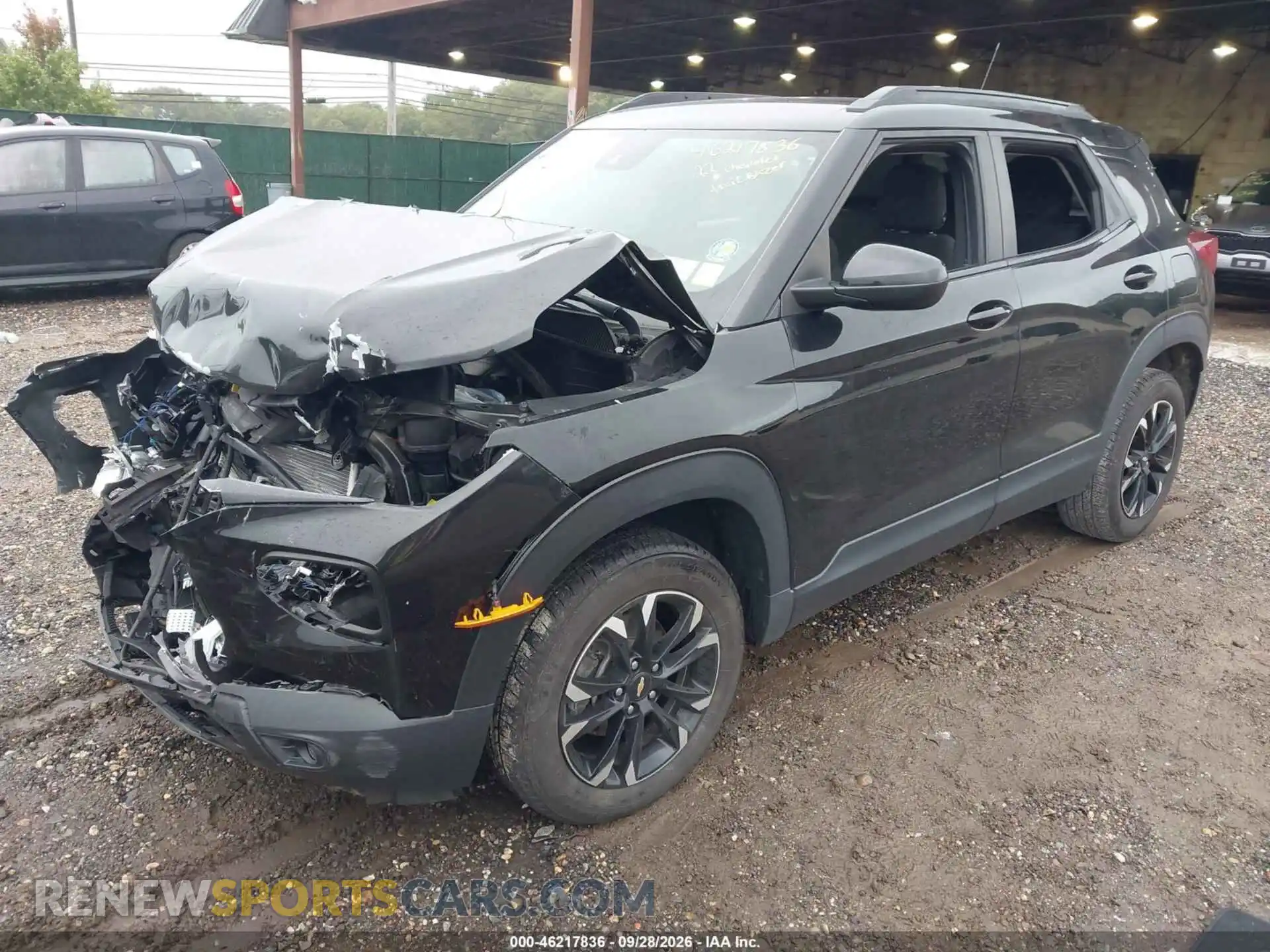2 Photograph of a damaged car KL79MRSL7NB045212 CHEVROLET TRAILBLAZER 2022