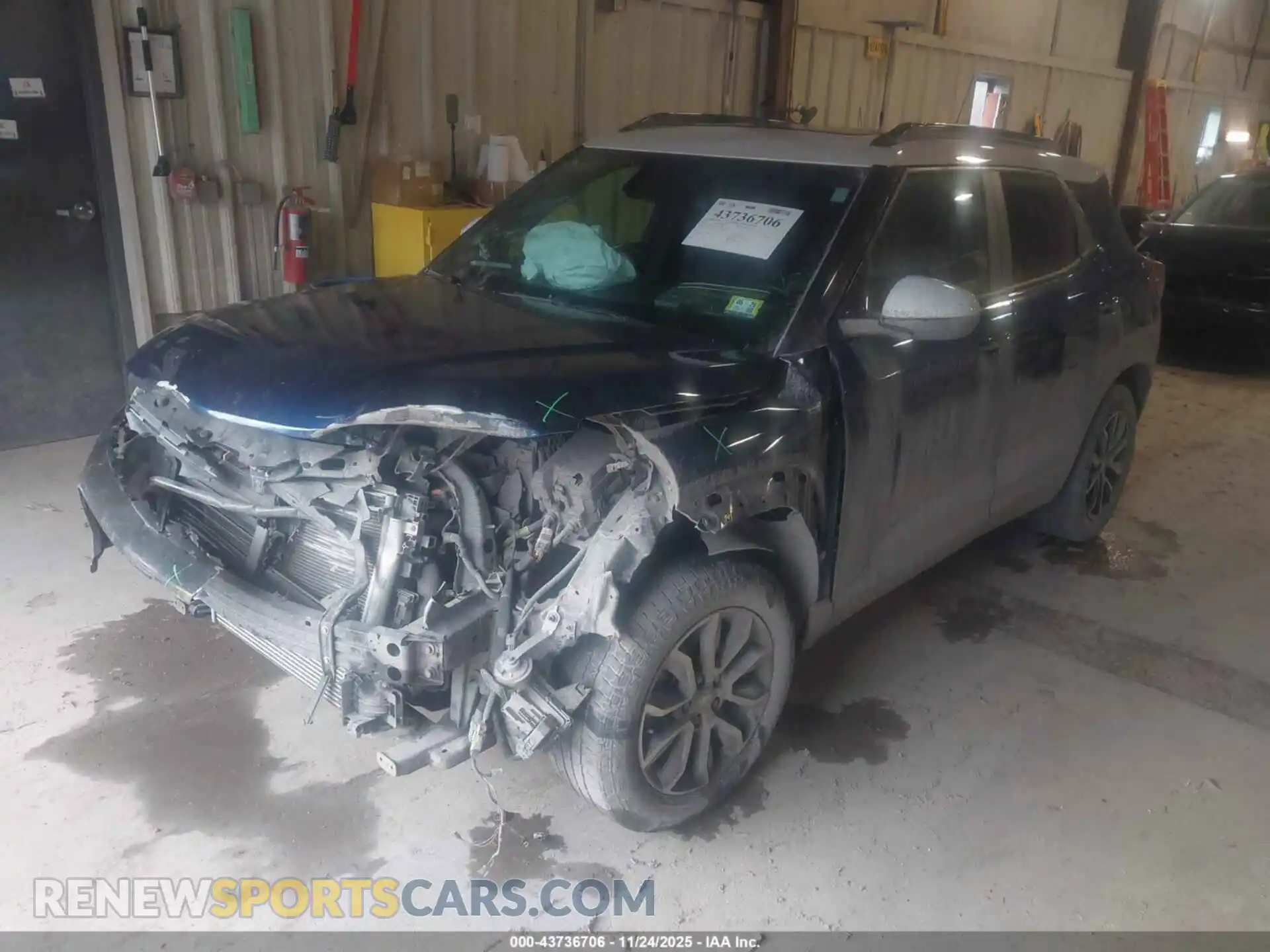 2 Photograph of a damaged car KL79MSSL4NB125462 CHEVROLET TRAILBLAZER 2022