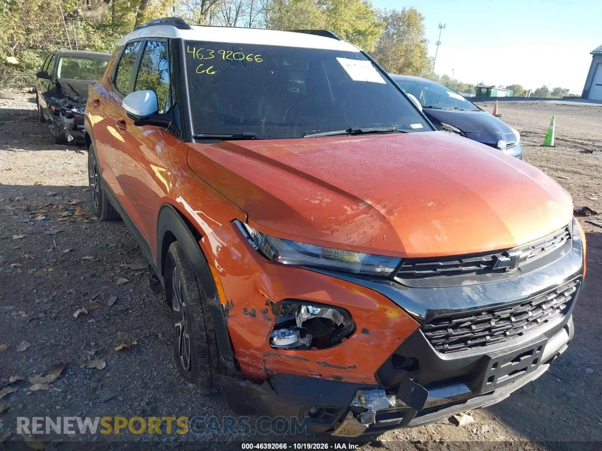 1 Photograph of a damaged car KL79MSSL9NB022005 CHEVROLET TRAILBLAZER 2022