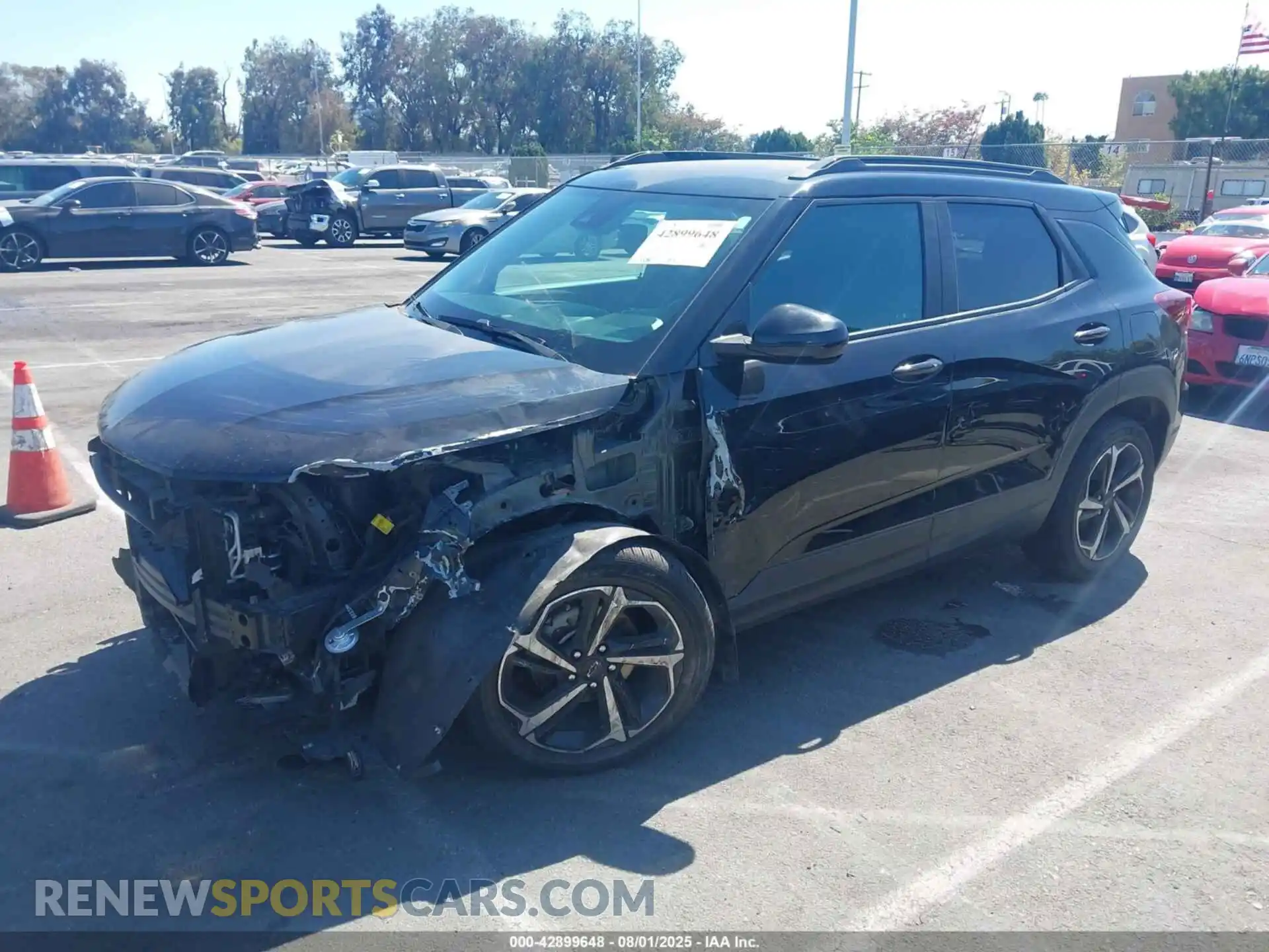 2 Photograph of a damaged car KL79MTSL0NB071664 CHEVROLET TRAILBLAZER 2022