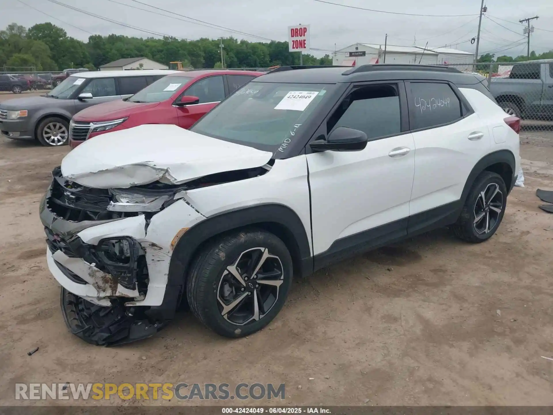 2 fotografías del automóvil dañado KL79MTSL0NB072068 CHEVROLET TRAILBLAZER 2022
