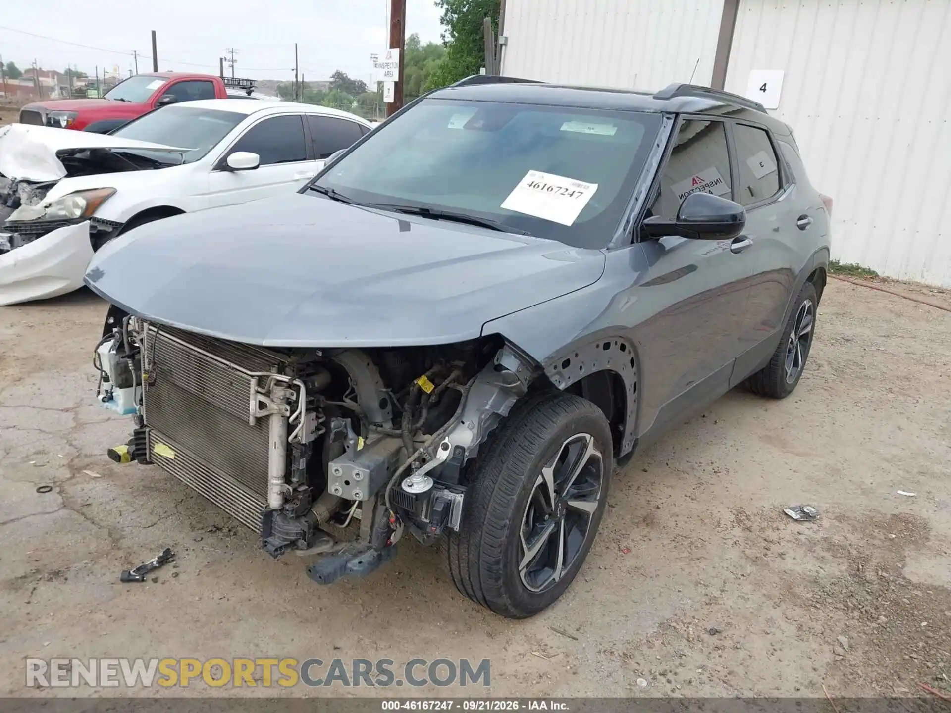 2 Photograph of a damaged car KL79MTSL1NB034641 CHEVROLET TRAILBLAZER 2022