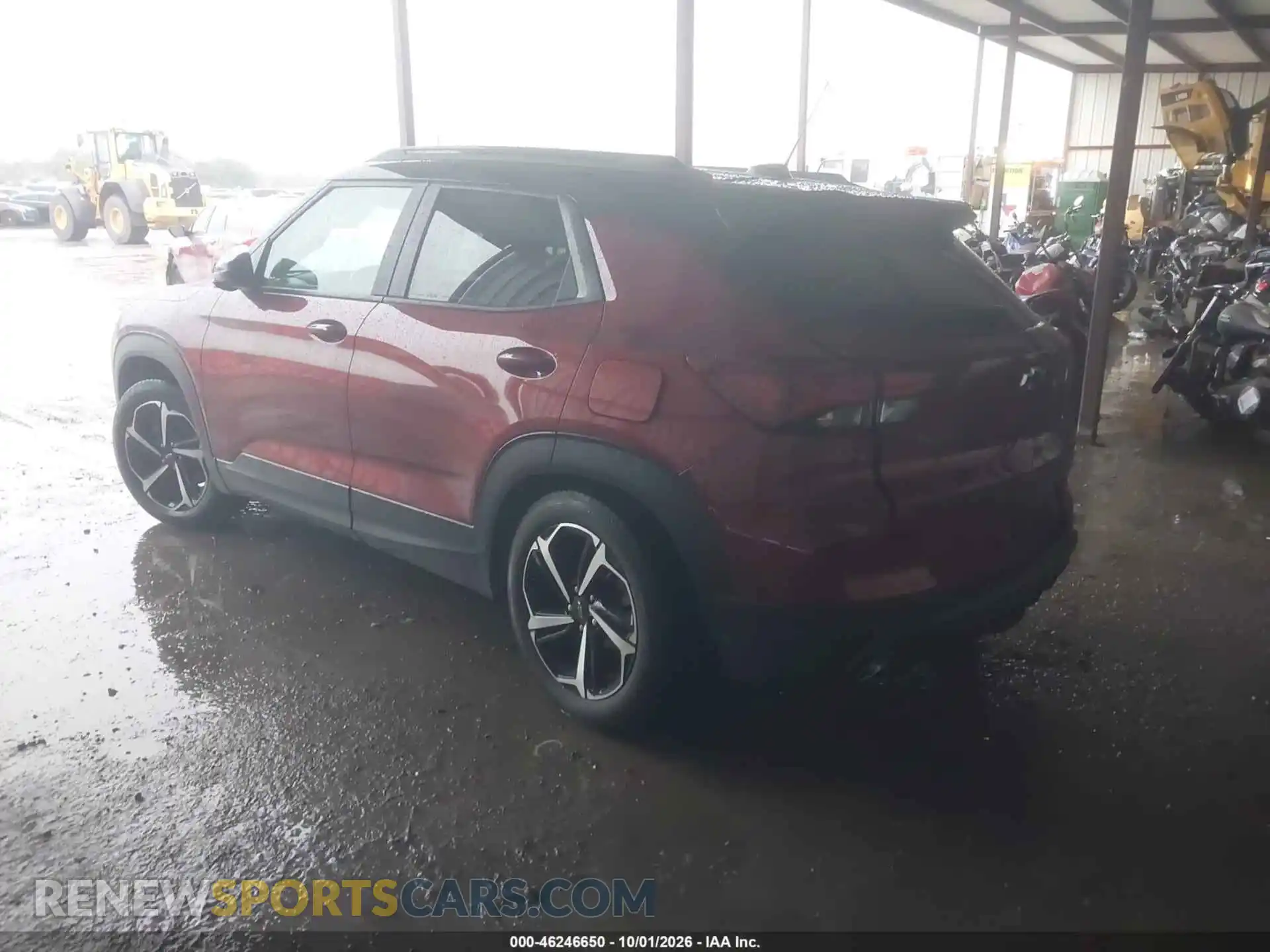 3 Photograph of a damaged car KL79MTSL2NB074145 CHEVROLET TRAILBLAZER 2022
