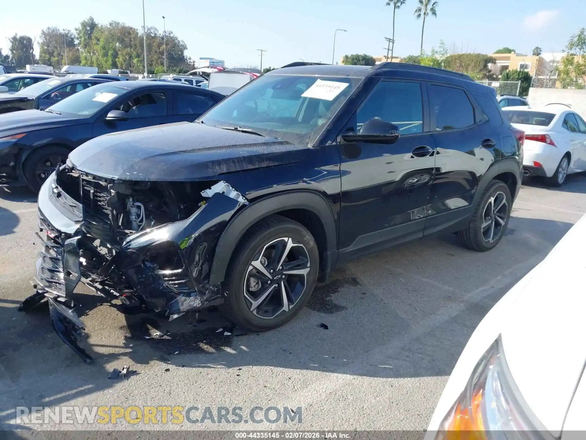 2 Photograph of a damaged car KL79MTSL2NB099014 CHEVROLET TRAILBLAZER 2022