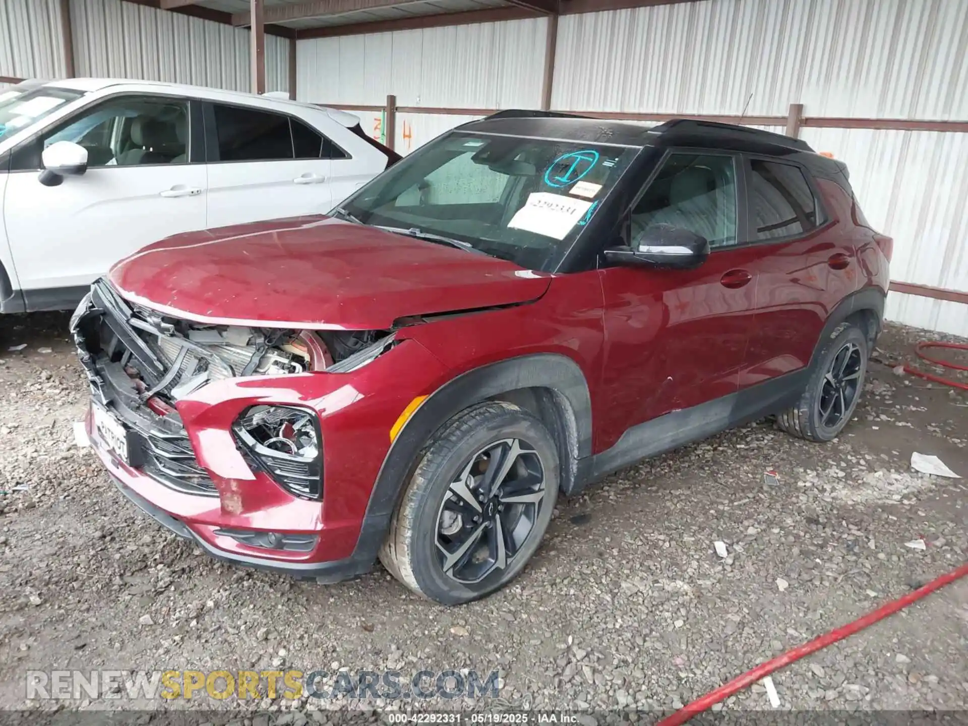 2 Photograph of a damaged car KL79MTSL2NB119293 CHEVROLET TRAILBLAZER 2022