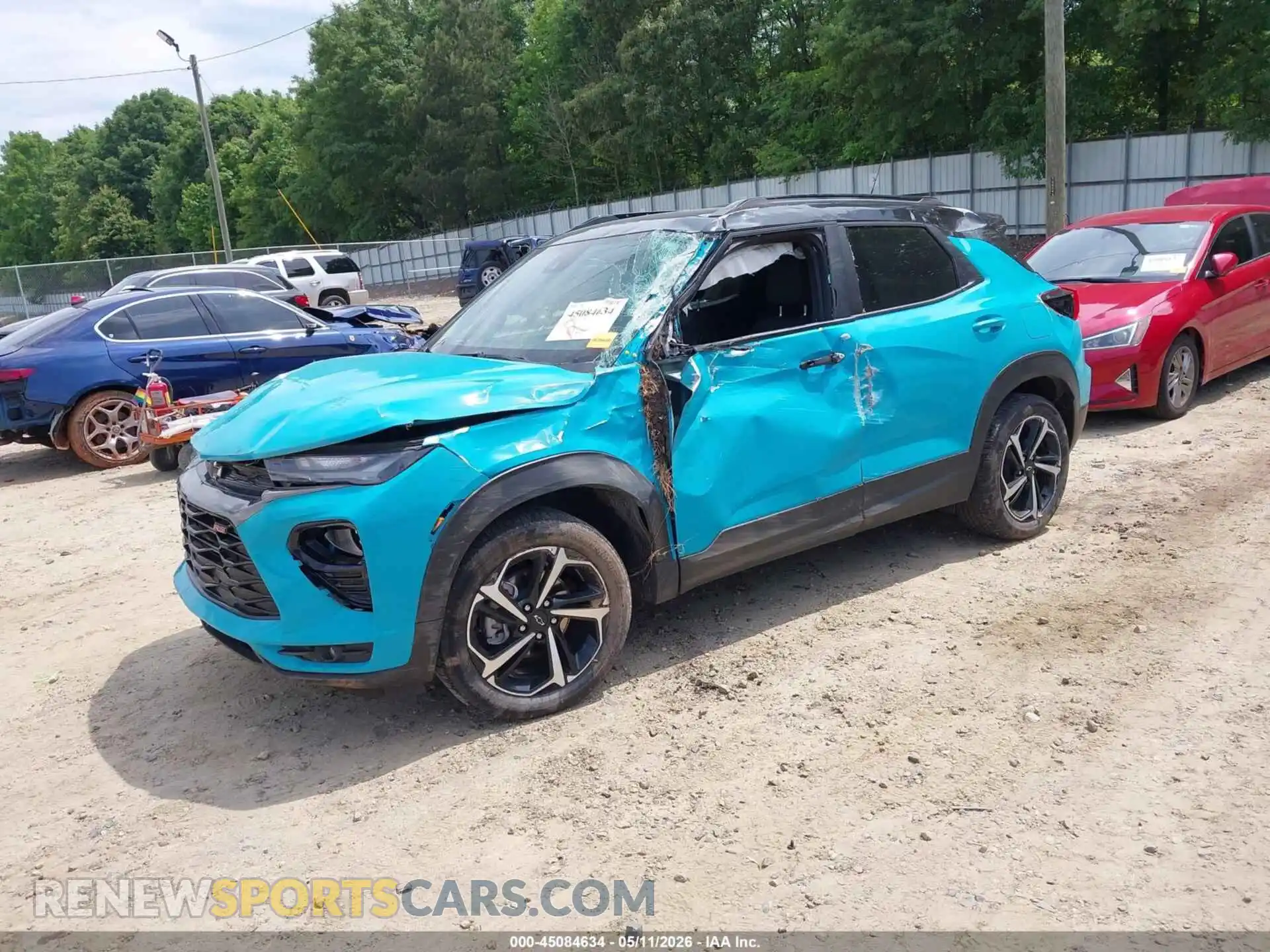 2 Photograph of a damaged car KL79MTSL3NB068015 CHEVROLET TRAILBLAZER 2022
