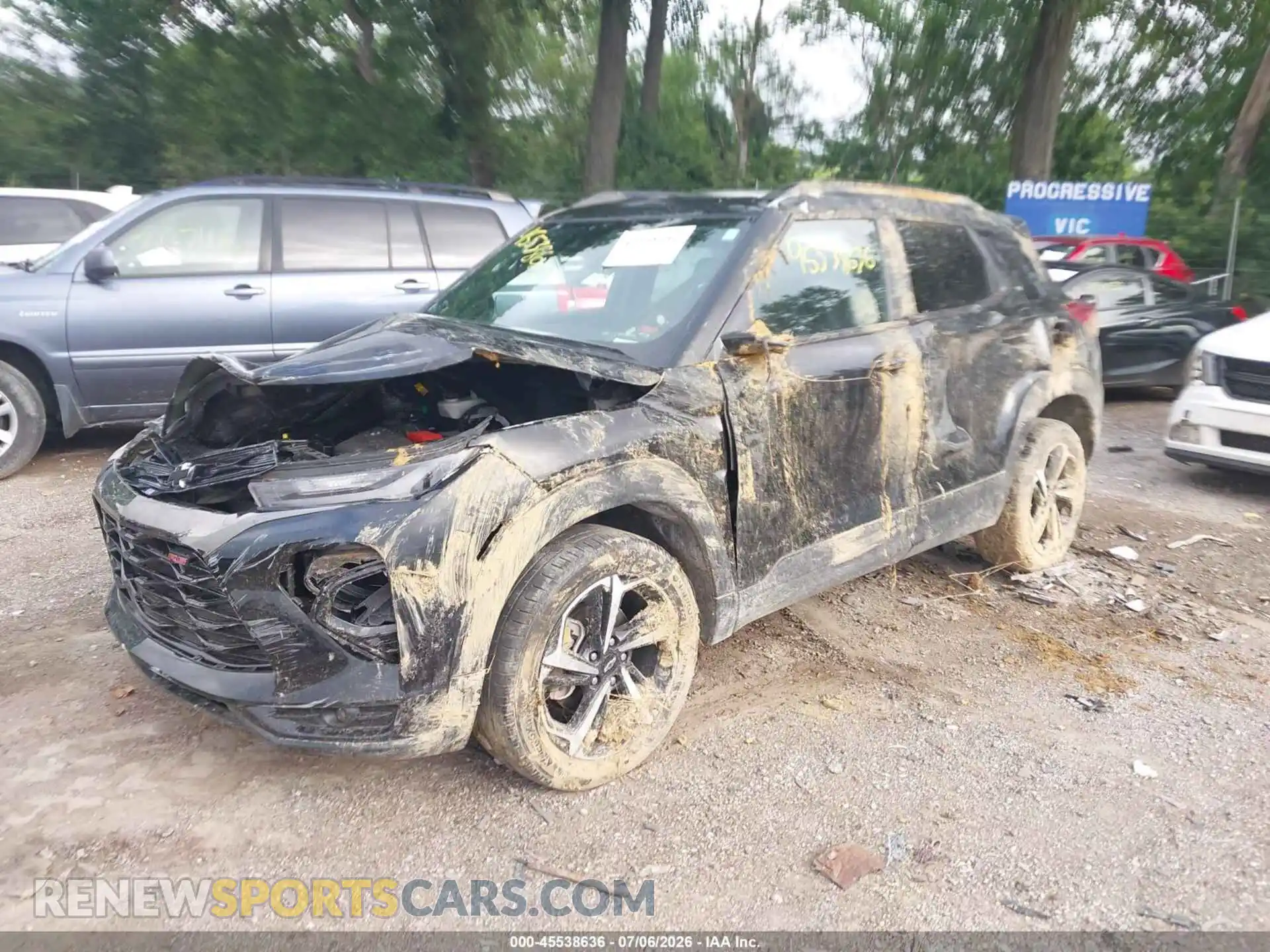 2 fotografías del automóvil dañado KL79MTSL4NB142056 CHEVROLET TRAILBLAZER 2022