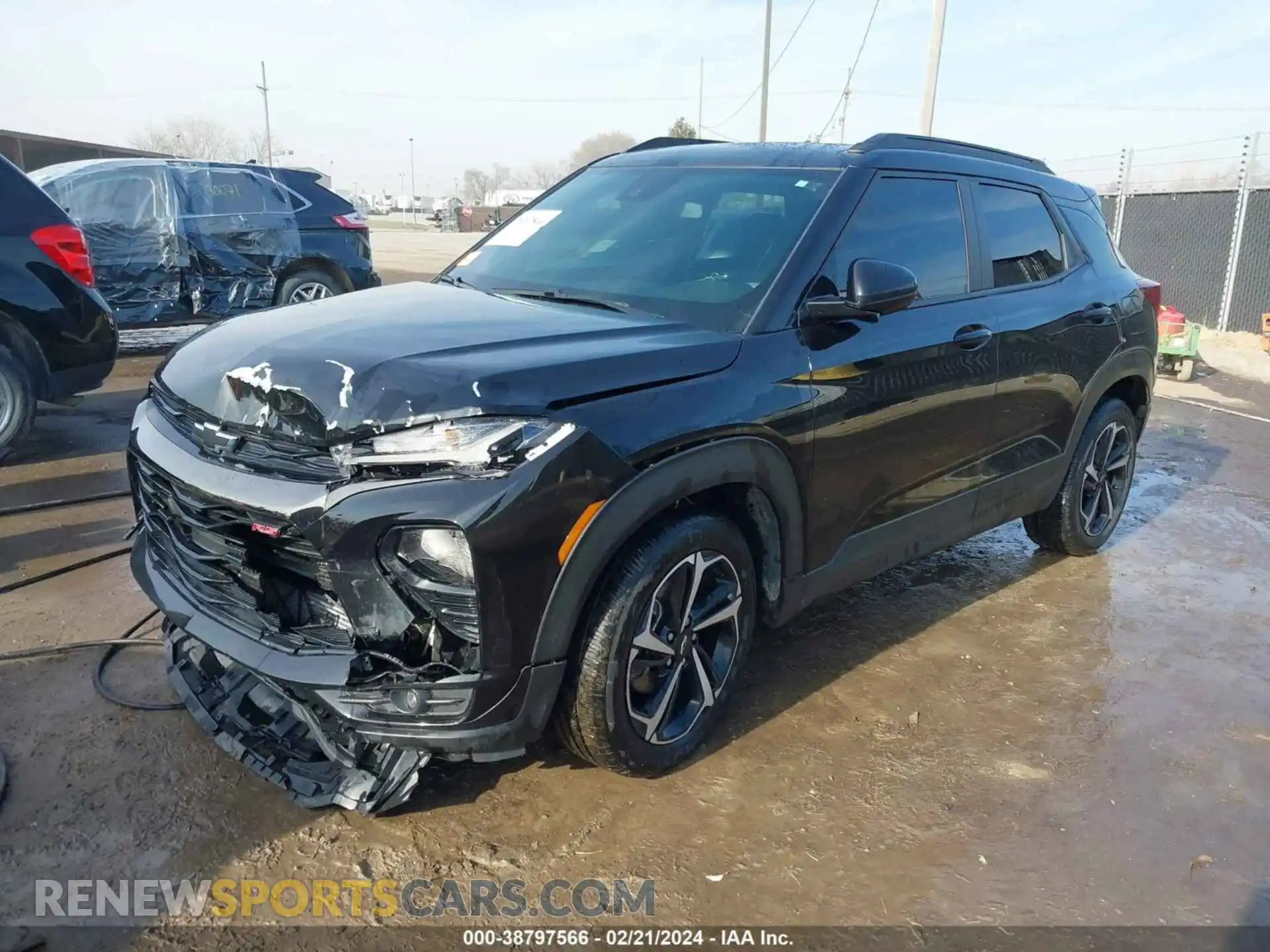 2 Фотография поврежденного автомобиля KL79MTSL5NB041818 CHEVROLET TRAILBLAZER 2022