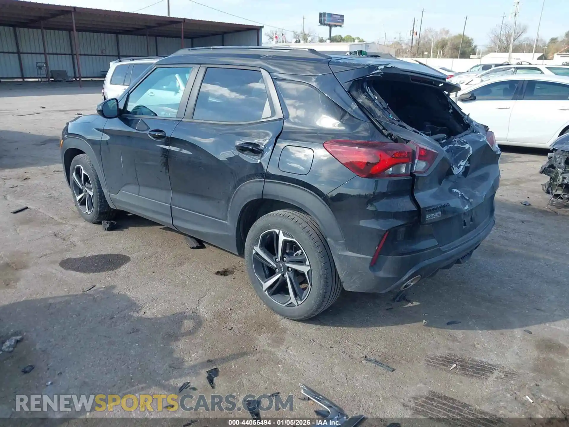 3 Photograph of a damaged car KL79MTSL6NB016376 CHEVROLET TRAILBLAZER 2022