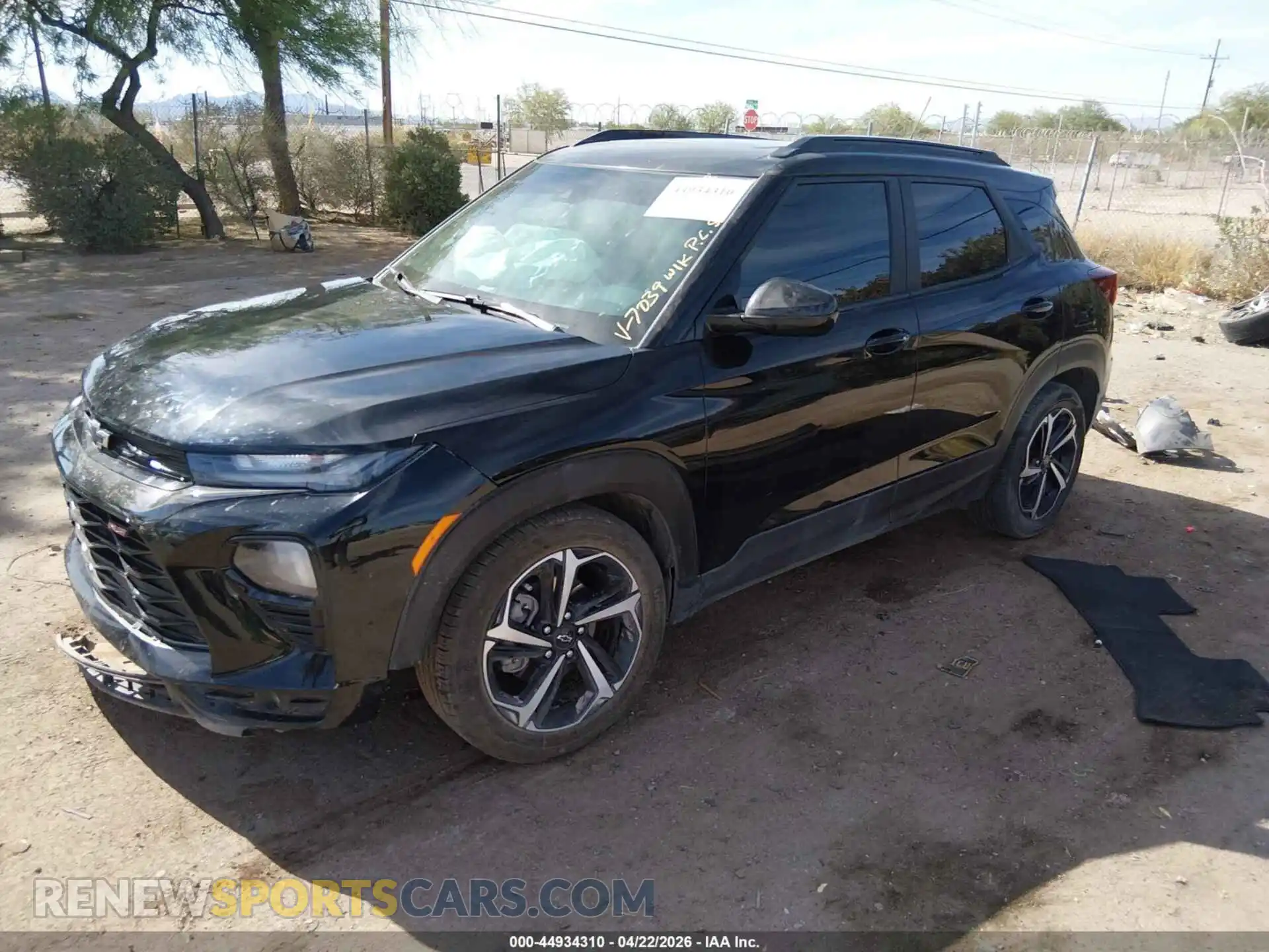 2 Фотография поврежденного автомобиля KL79MTSL7NB147039 CHEVROLET TRAILBLAZER 2022