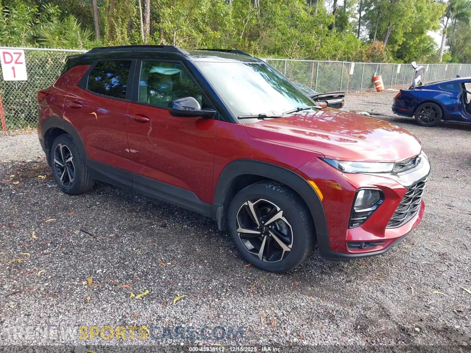 1 Photograph of a damaged car KL79MTSL9NB115404 CHEVROLET TRAILBLAZER 2022