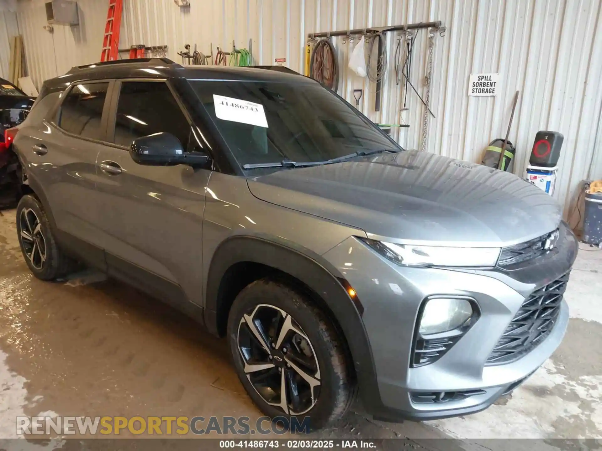 1 Photograph of a damaged car KL79MTSLXNB019250 CHEVROLET TRAILBLAZER 2022