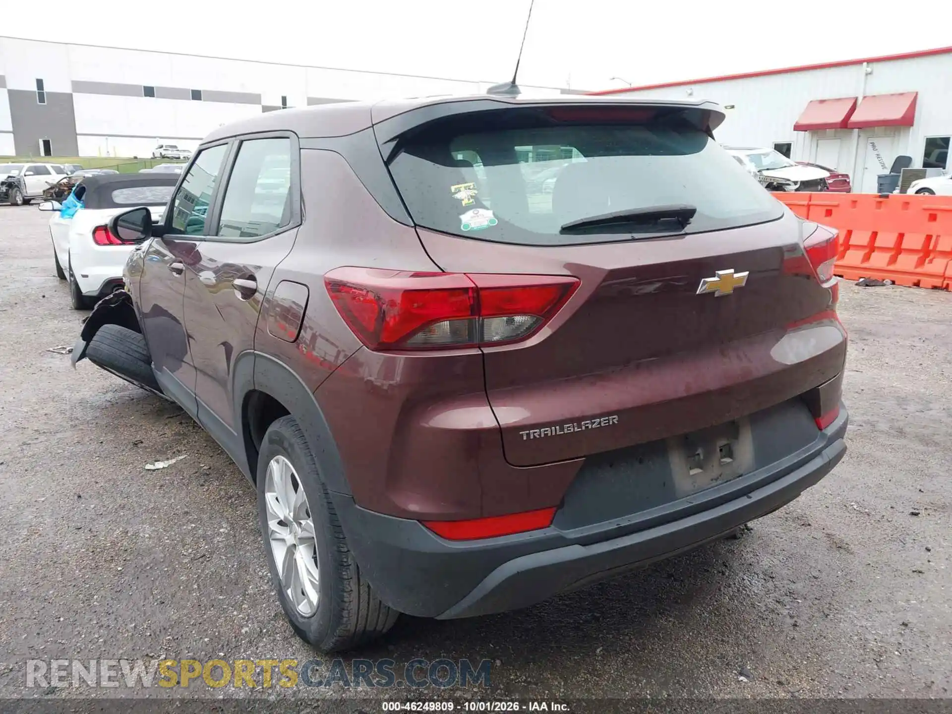 3 Photograph of a damaged car KL79MMS27PB182924 CHEVROLET TRAILBLAZER 2023