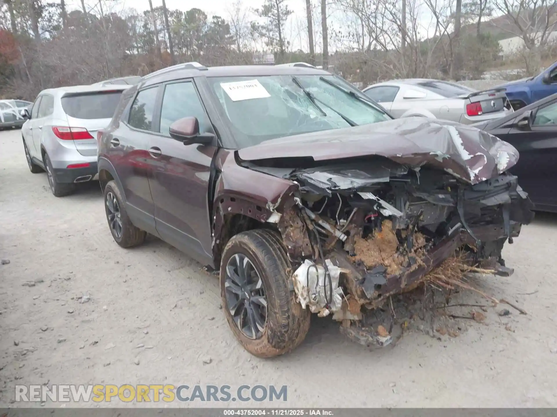 1 Photograph of a damaged car KL79MPS2XPB033957 CHEVROLET TRAILBLAZER 2023