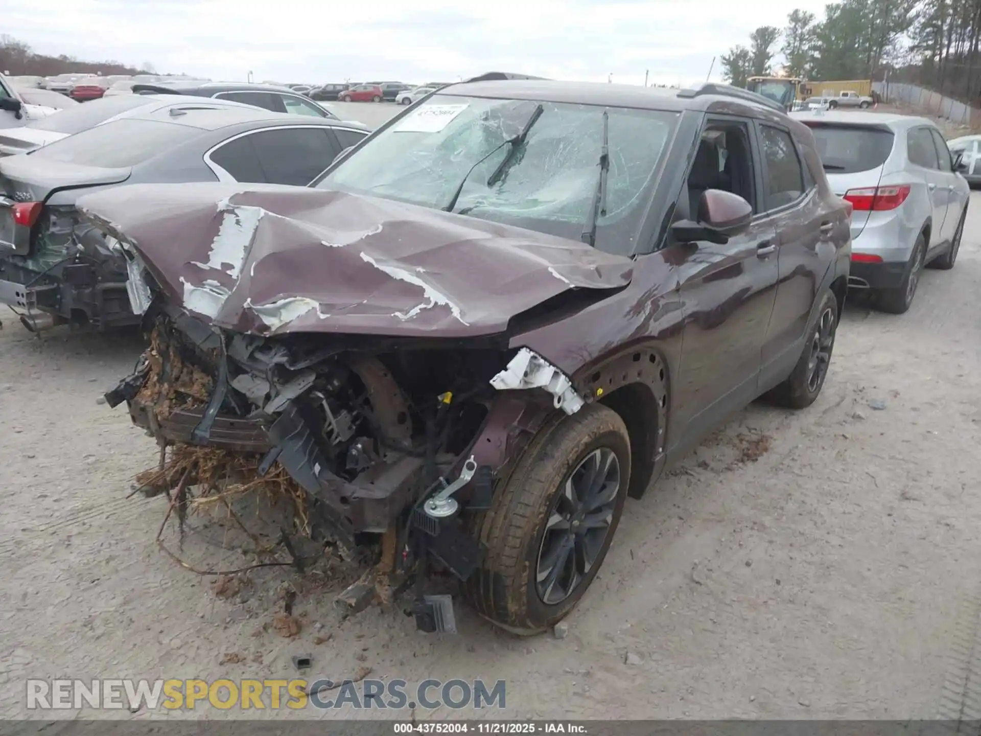 2 Photograph of a damaged car KL79MPS2XPB033957 CHEVROLET TRAILBLAZER 2023