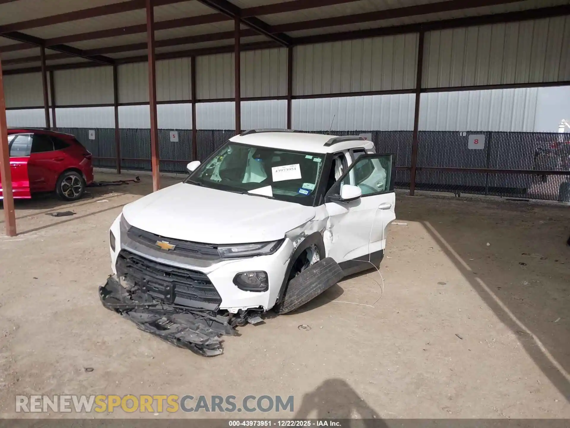 2 Photograph of a damaged car KL79MPSLXPB094332 CHEVROLET TRAILBLAZER 2023