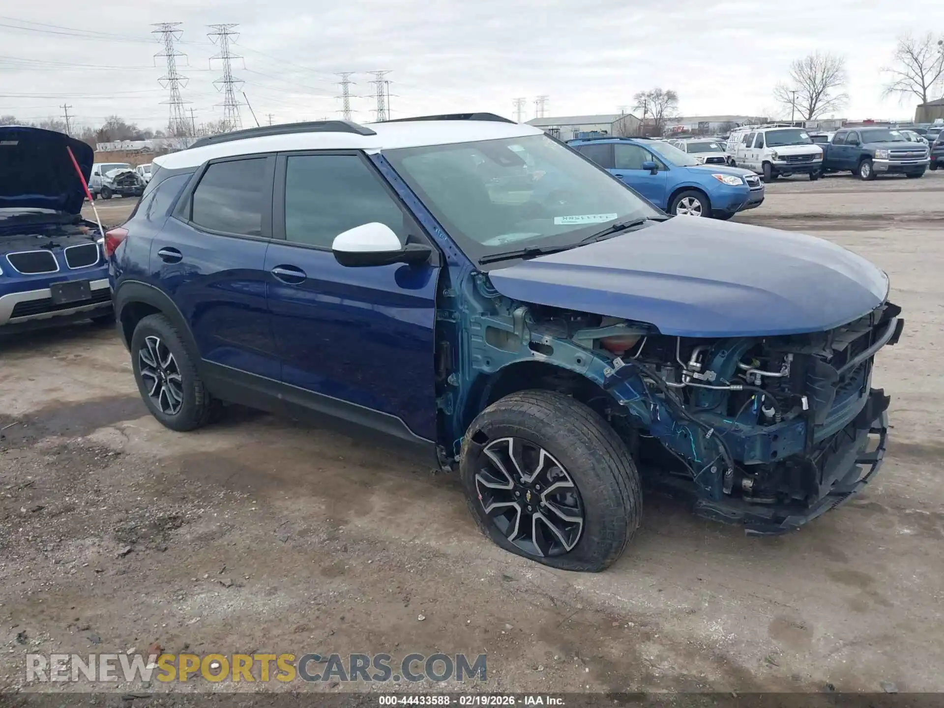 1 Photograph of a damaged car KL79MSSL6PB076302 CHEVROLET TRAILBLAZER 2023
