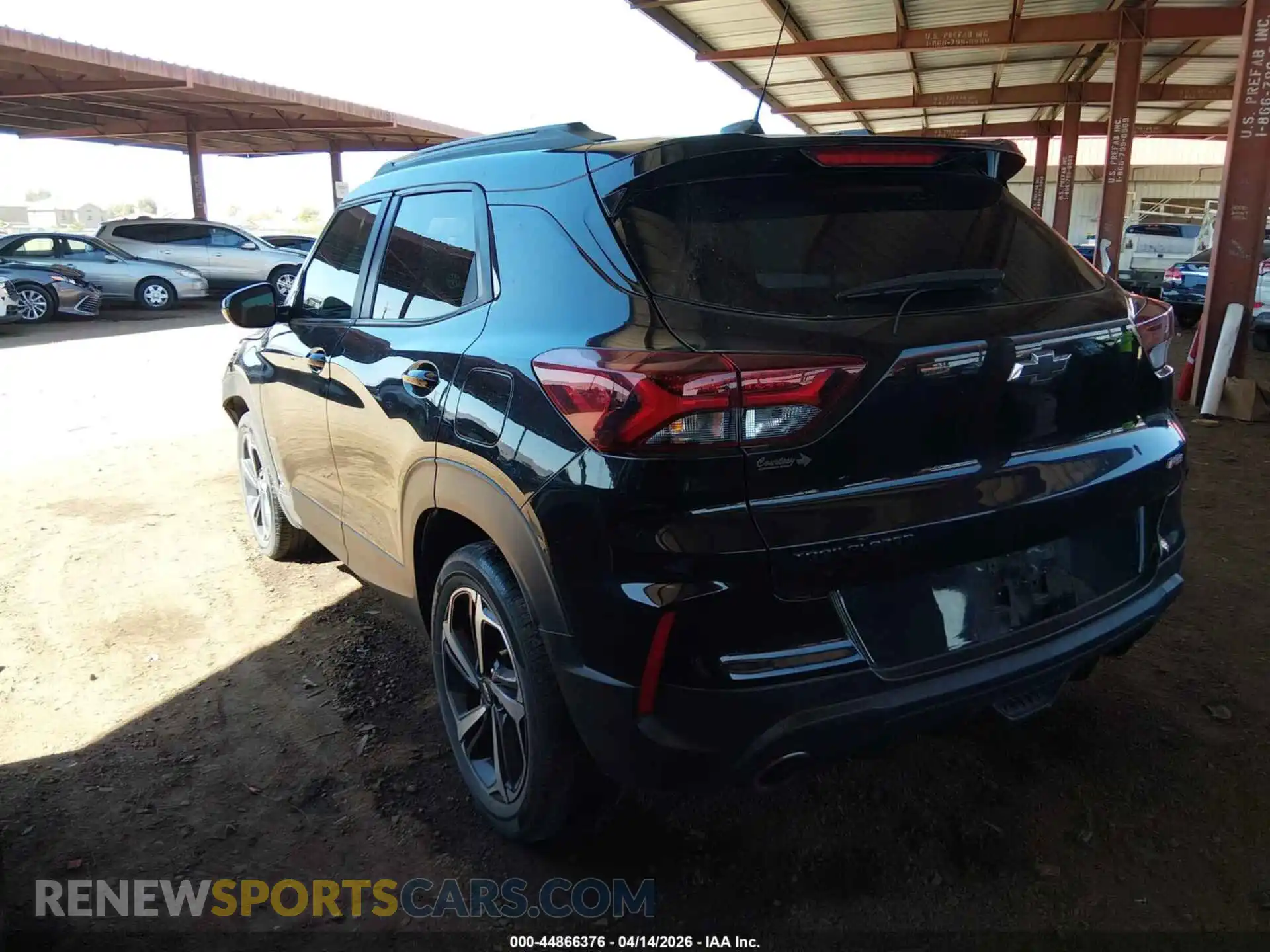 3 Фотография поврежденного автомобиля KL79MTSL0PB133678 CHEVROLET TRAILBLAZER 2023