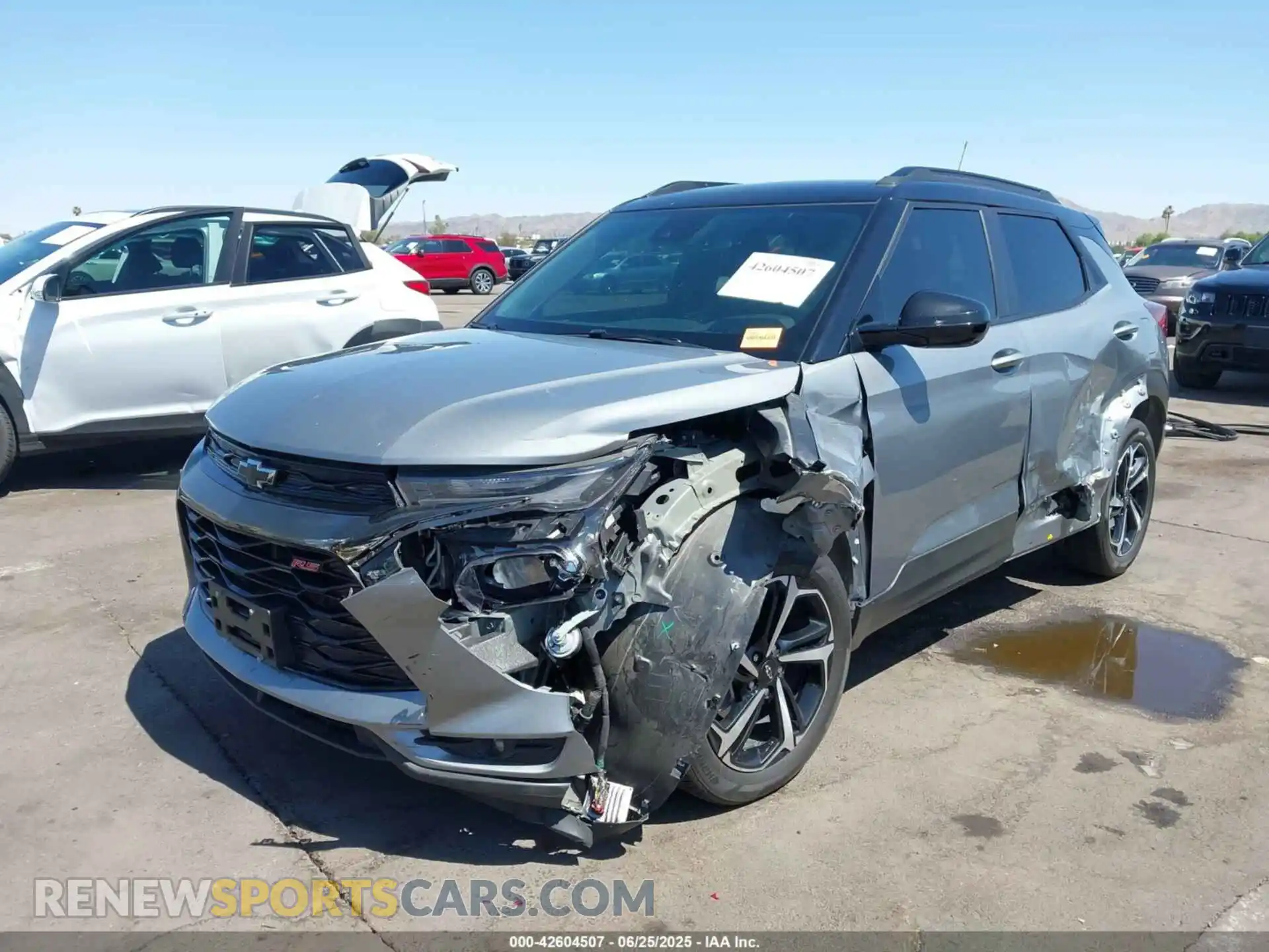 2 Photograph of a damaged car KL79MTSL2PB158095 CHEVROLET TRAILBLAZER 2023