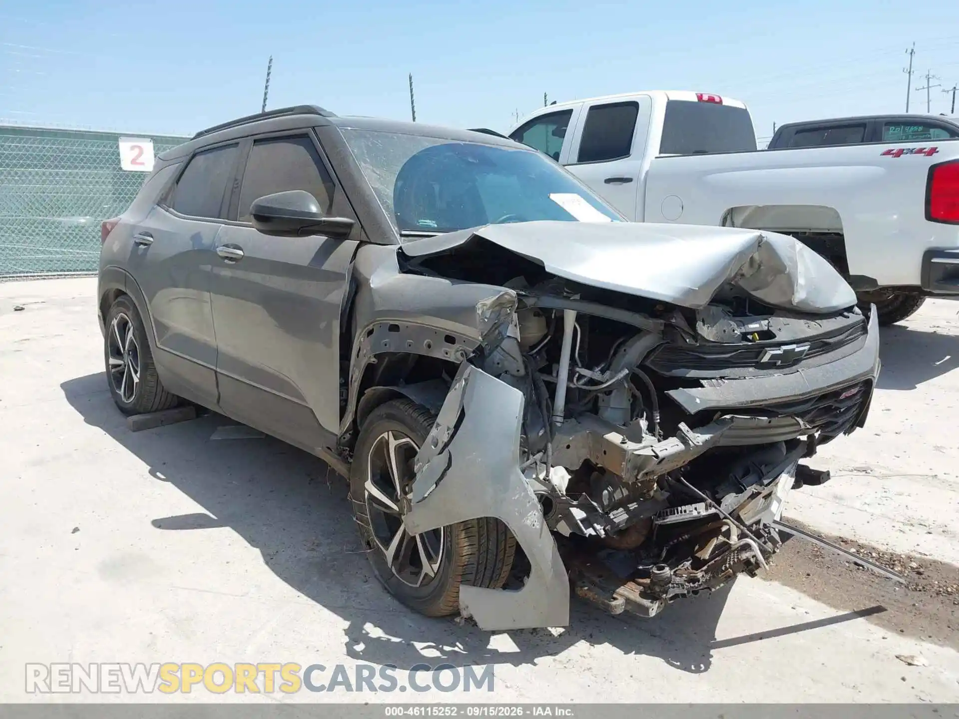 1 Photograph of a damaged car KL79MTSL3PB185600 CHEVROLET TRAILBLAZER 2023
